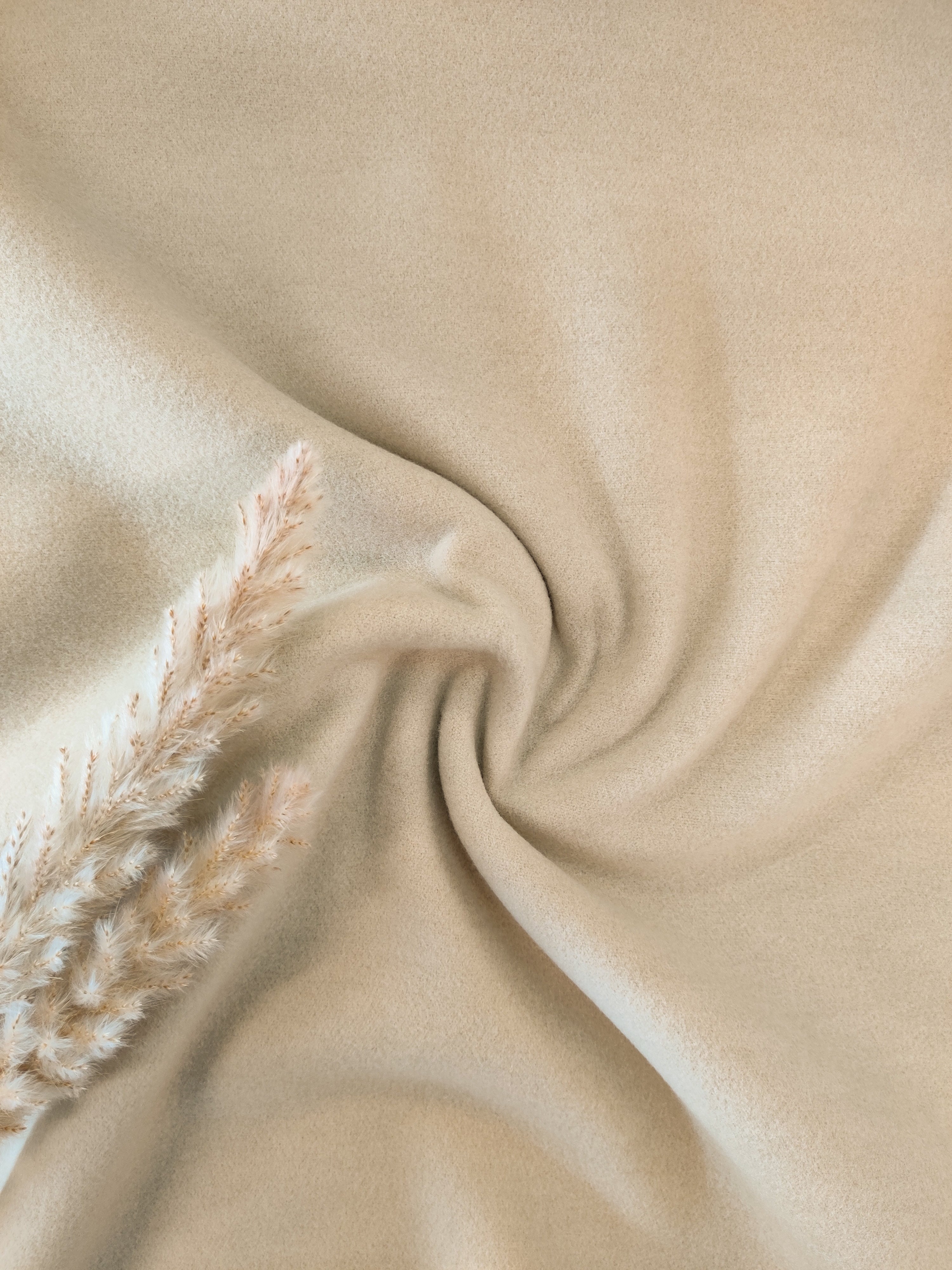 Lainage feutré - Beige sable