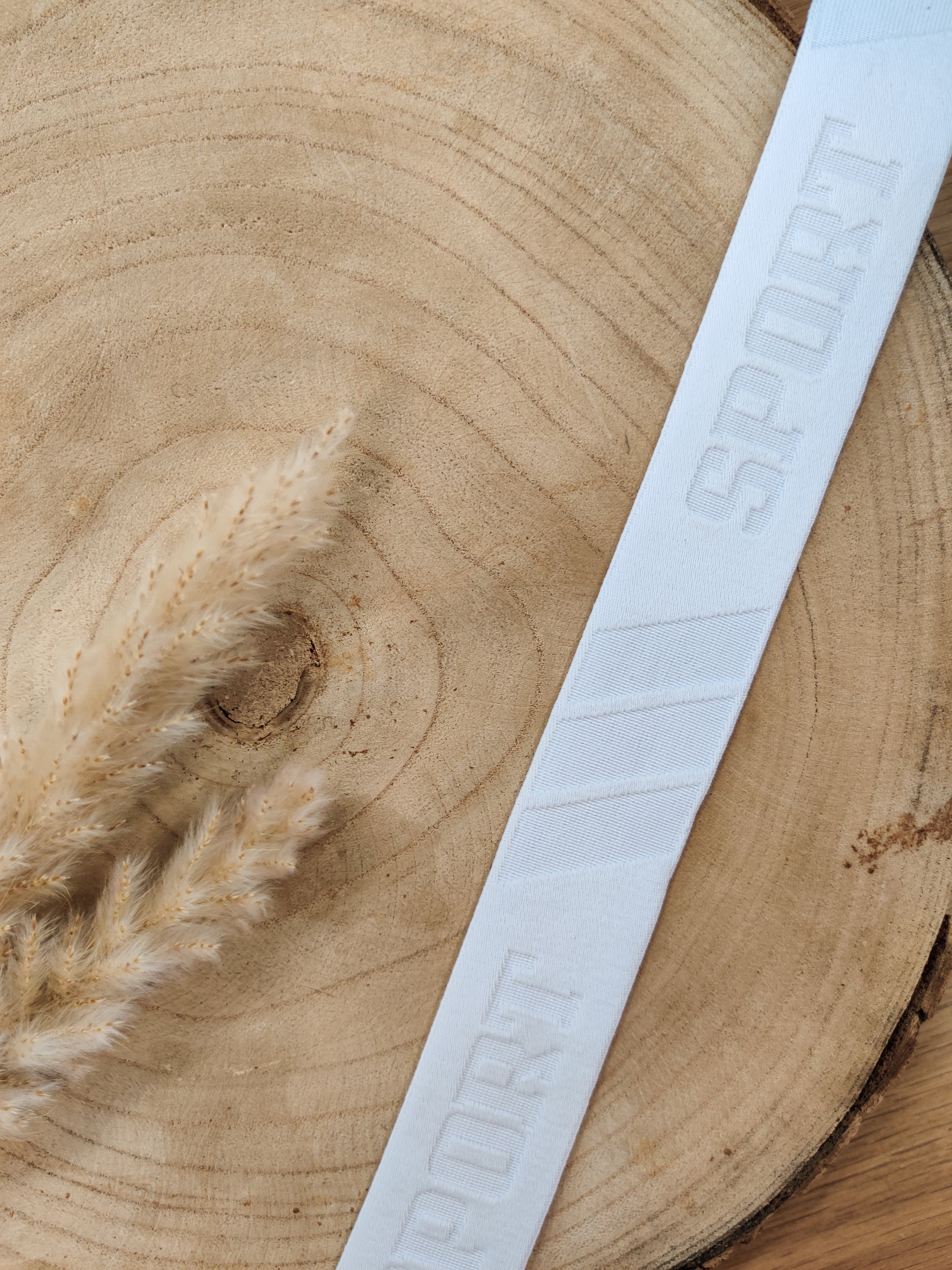 Élastique boxer sport 32 mm - blanc