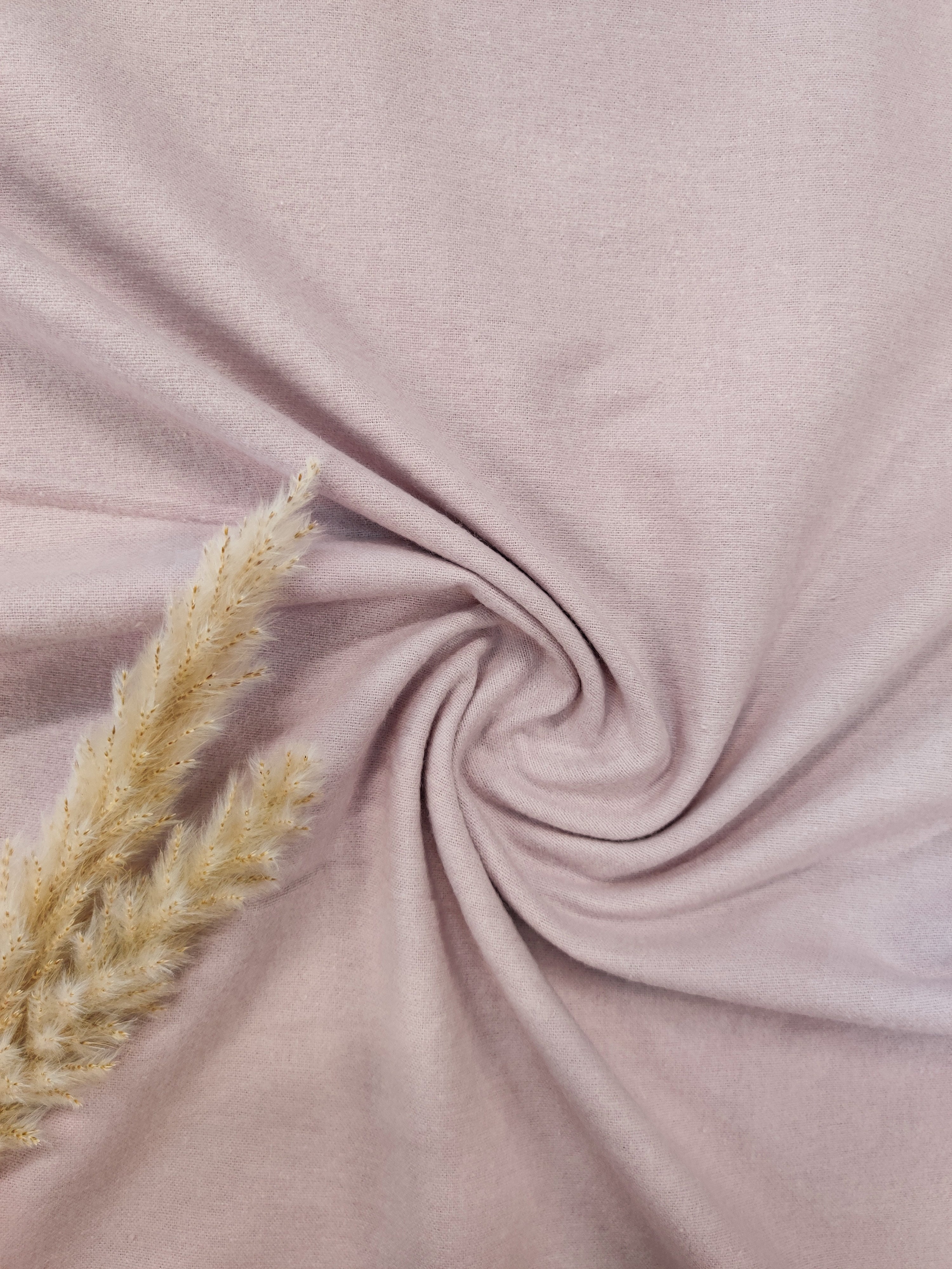 Flanelle de coton - Vieux rose