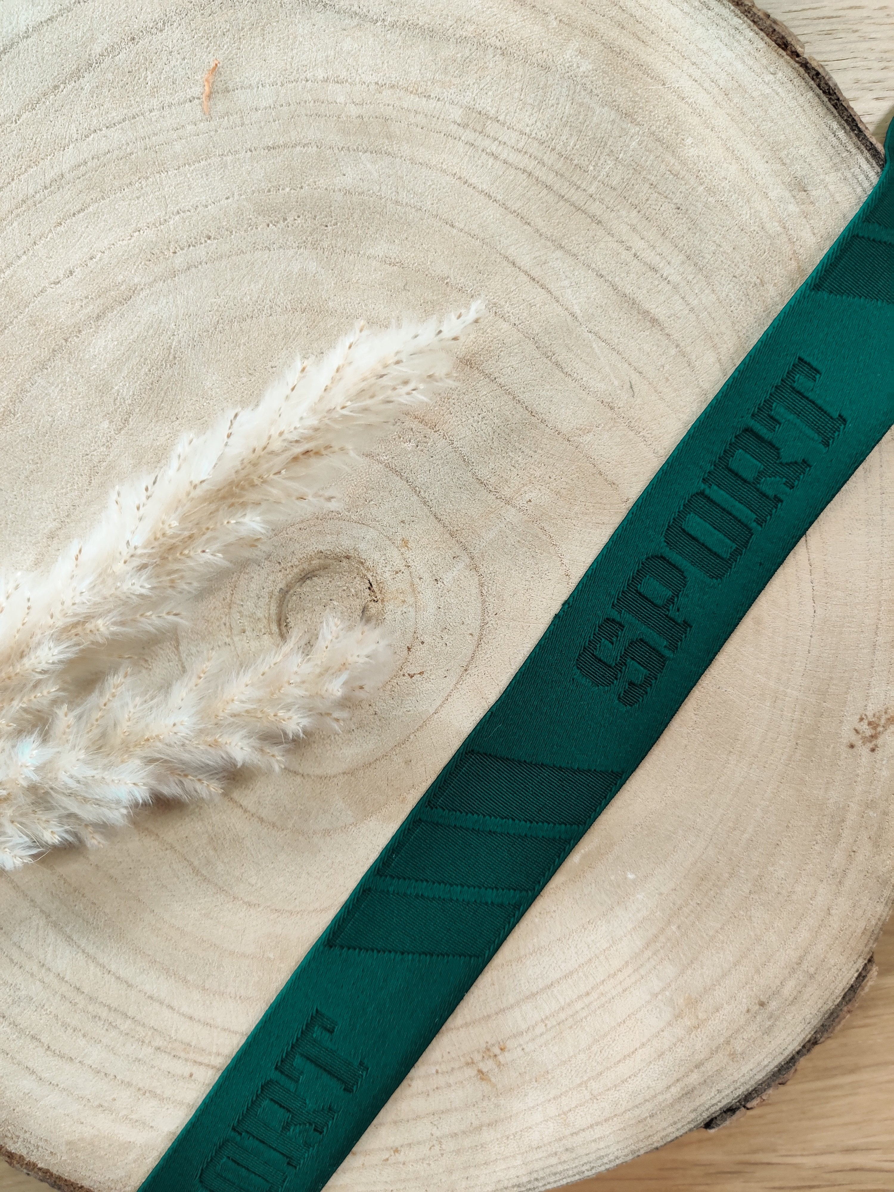 Élastique boxer sport 32 mm - Vert sapin