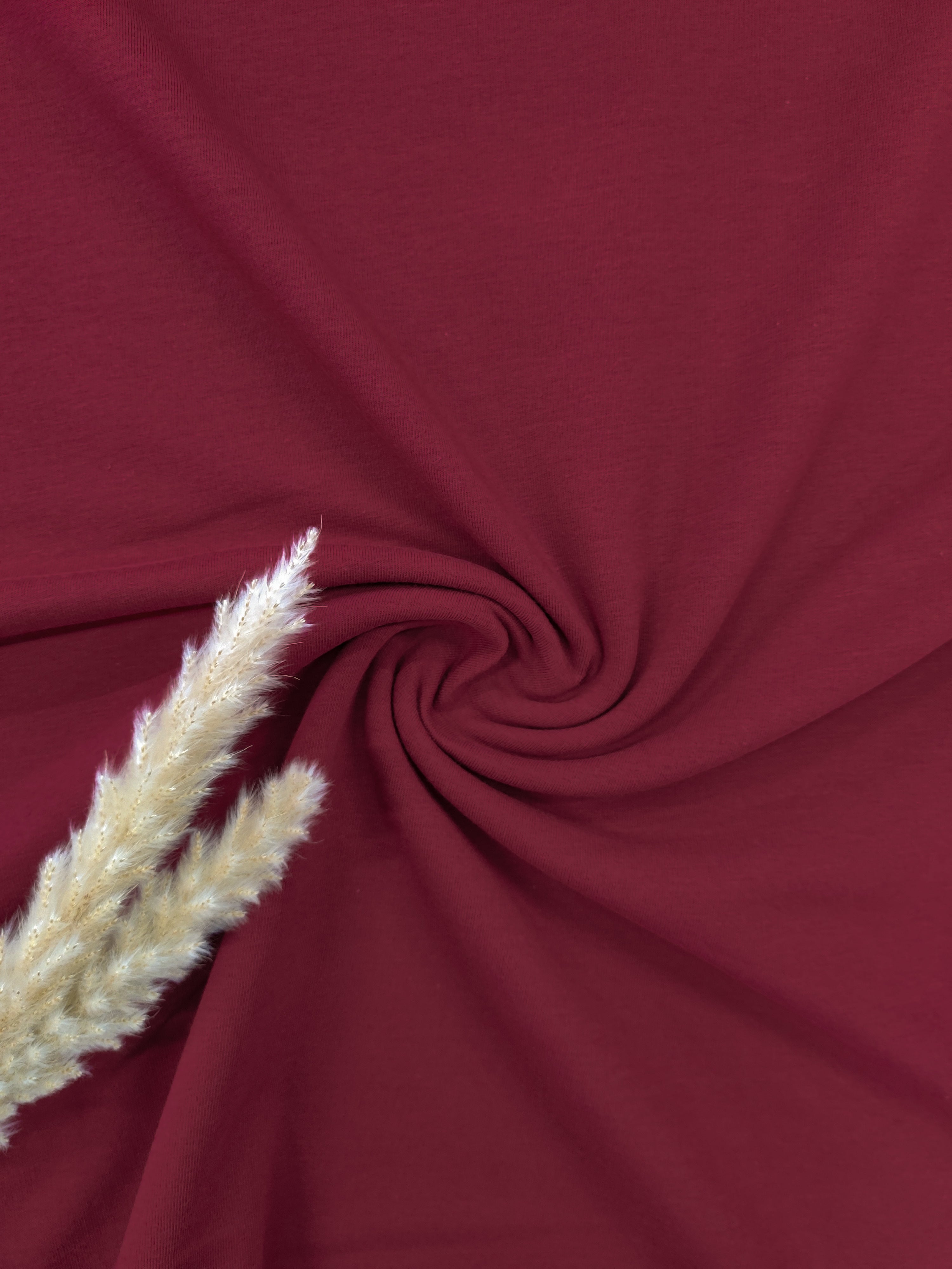 Jersey de coton - Lie de vin