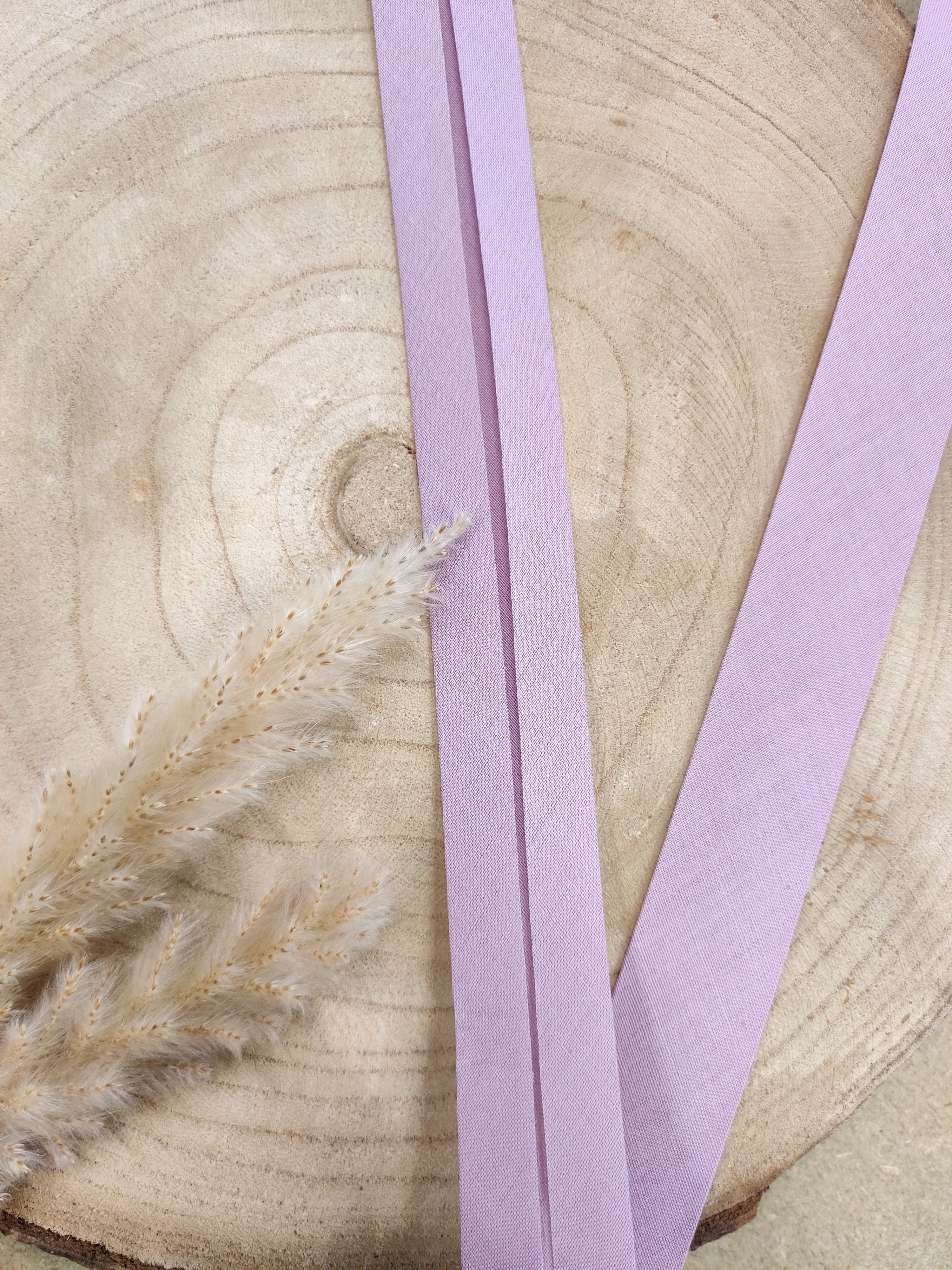 Biais pré-plié 27 mm - Lavande