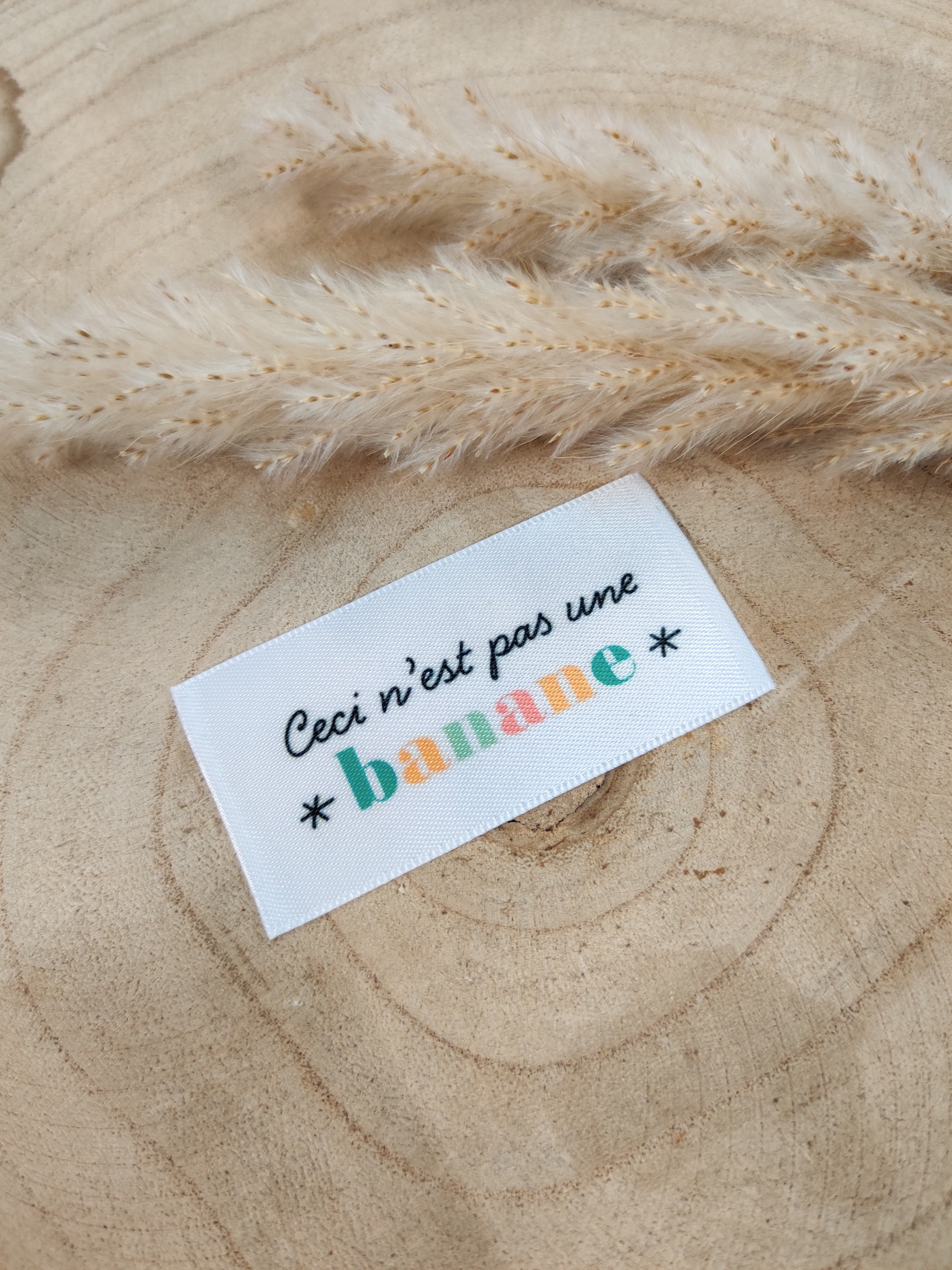 Etiquette à coudre - Ceci n