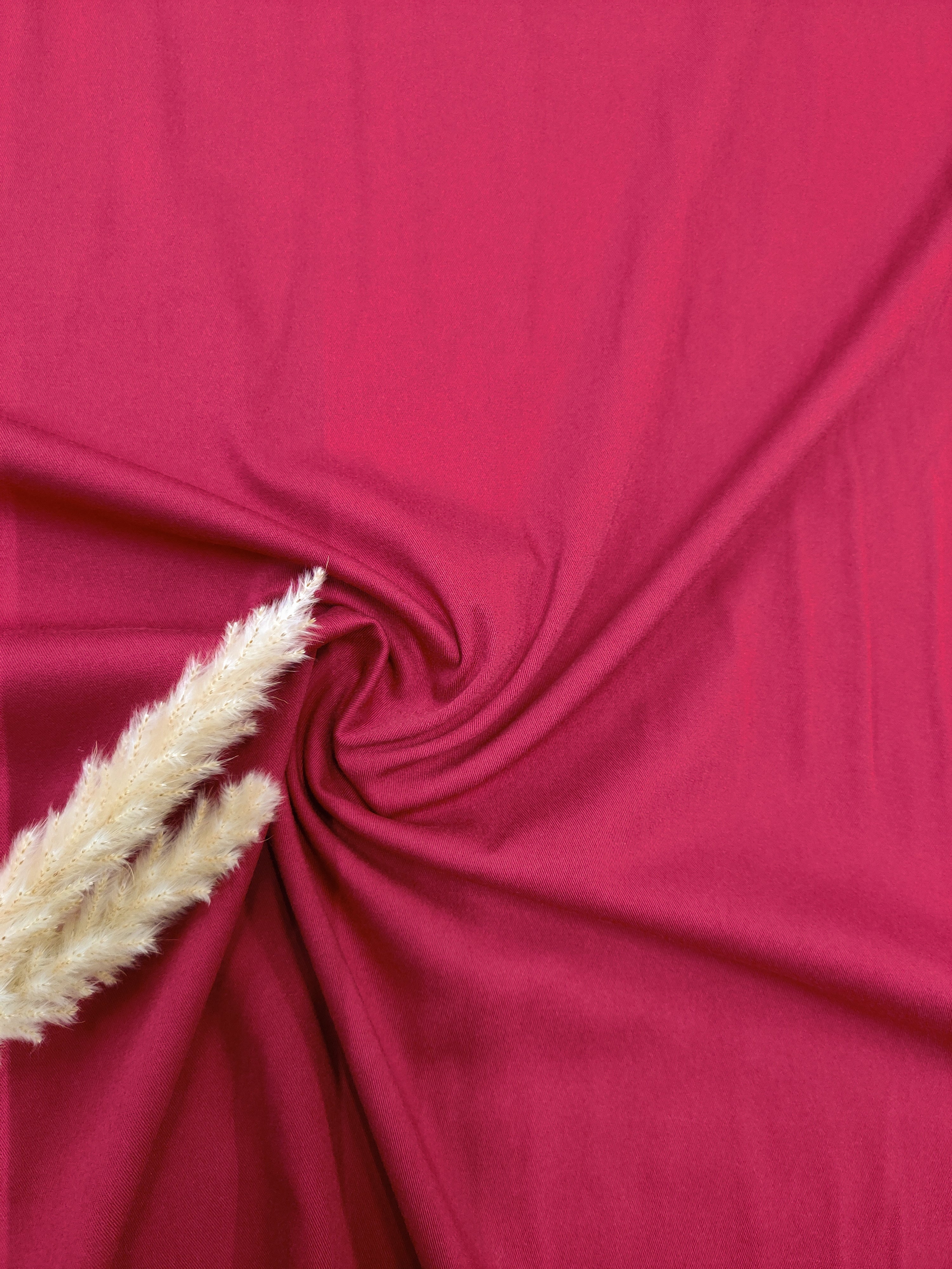 Twill de viscose stretch - Cherry