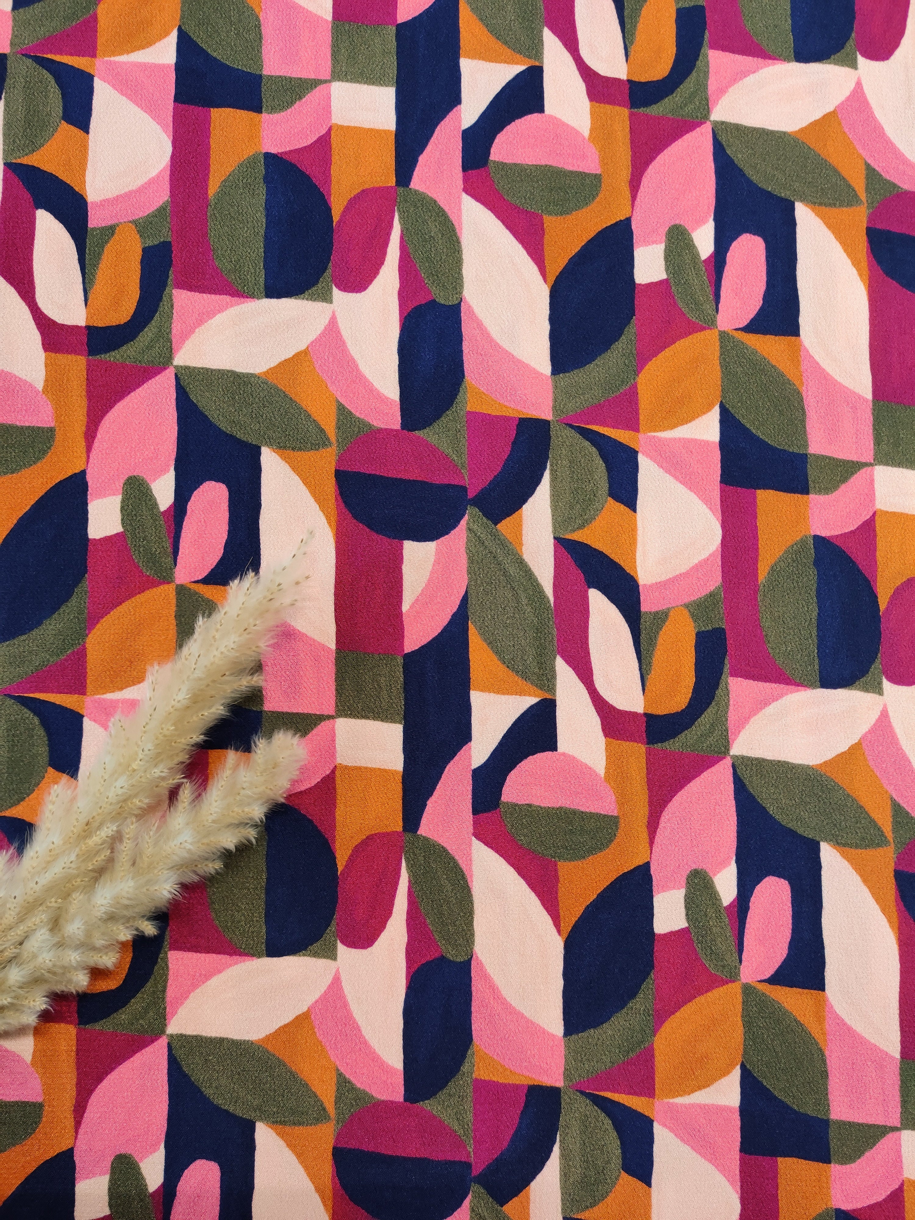 Crepe de viscose MY DRESS MADE - Pop