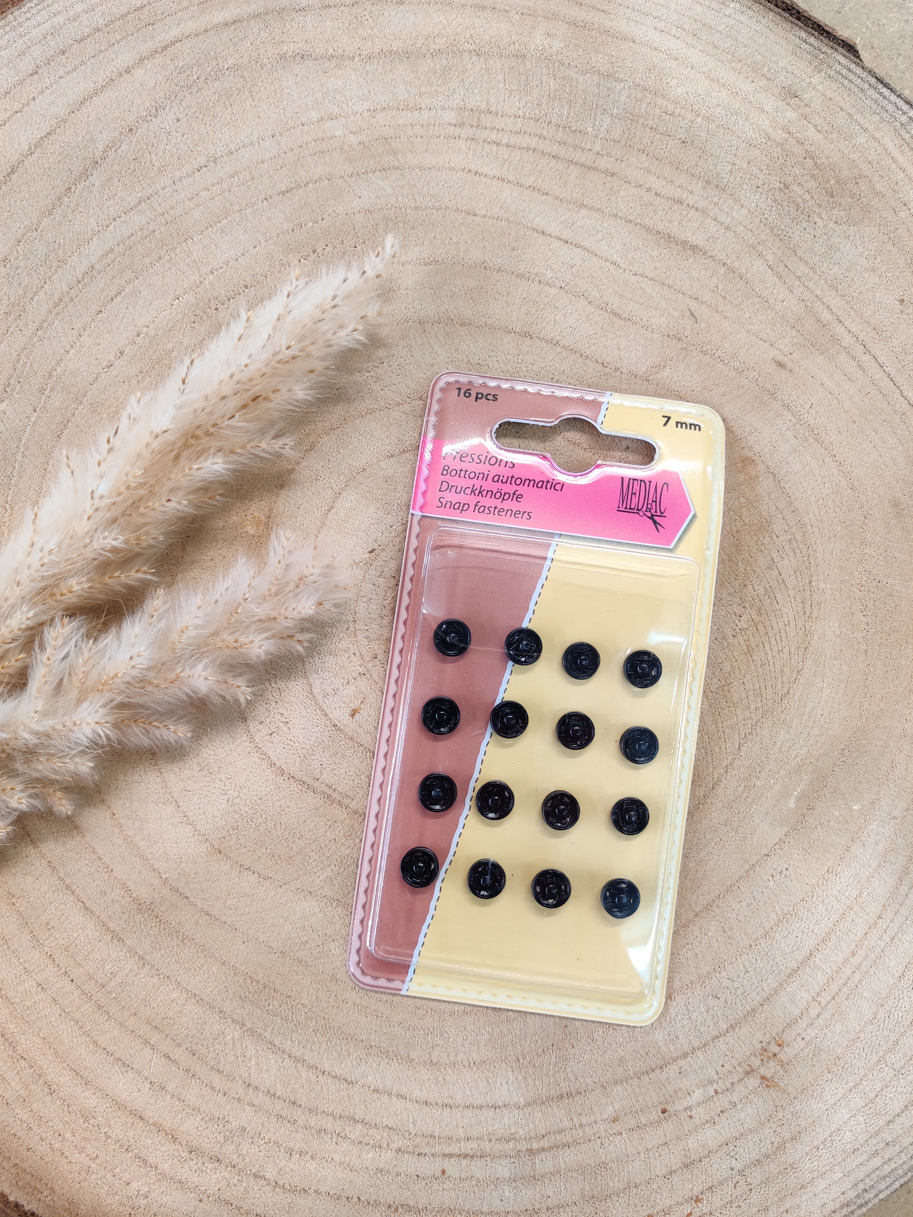 Pressions à coudre 7 mm - 2 variantes