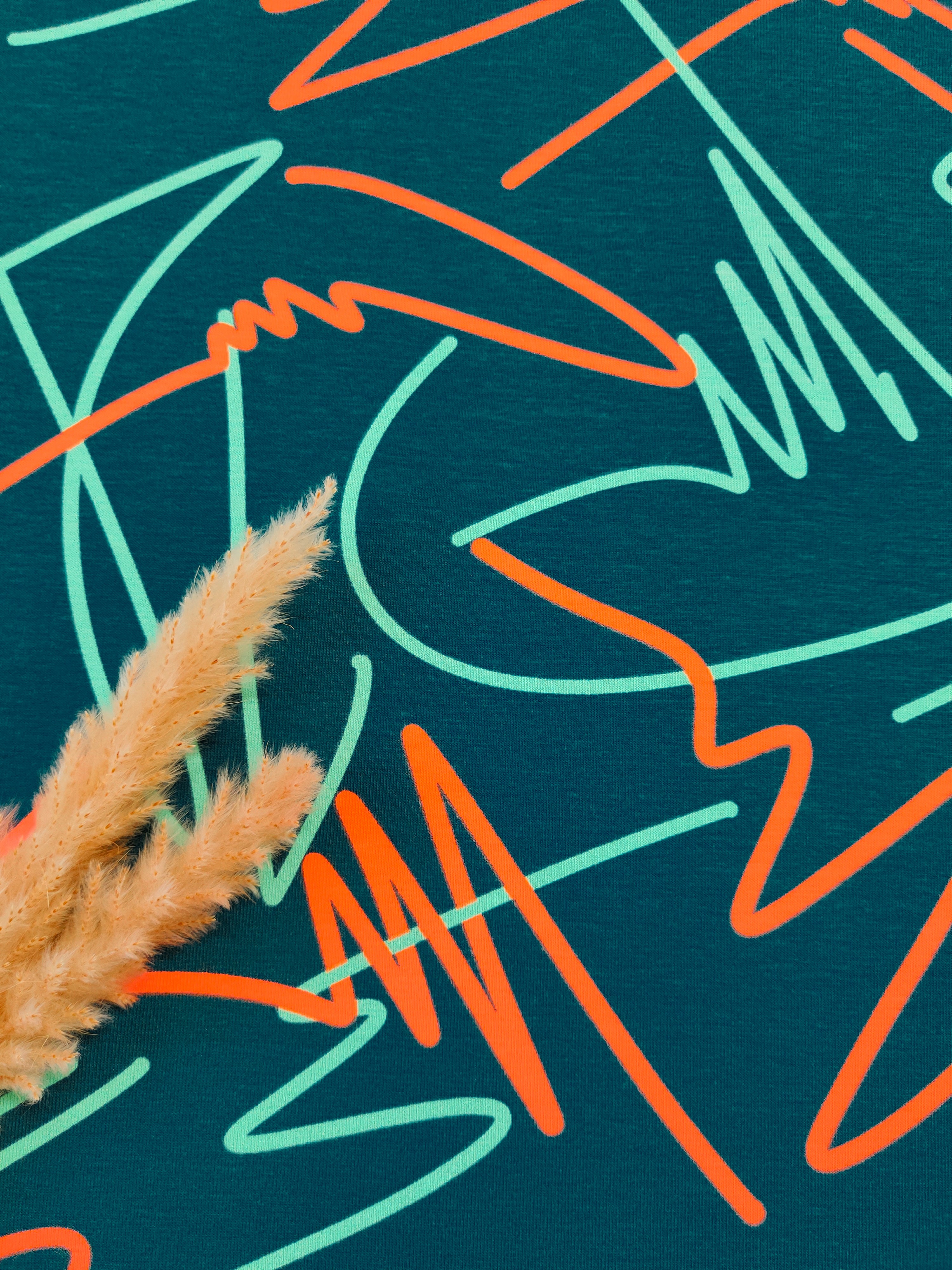 Jersey de coton pétrole - Électro Pulse