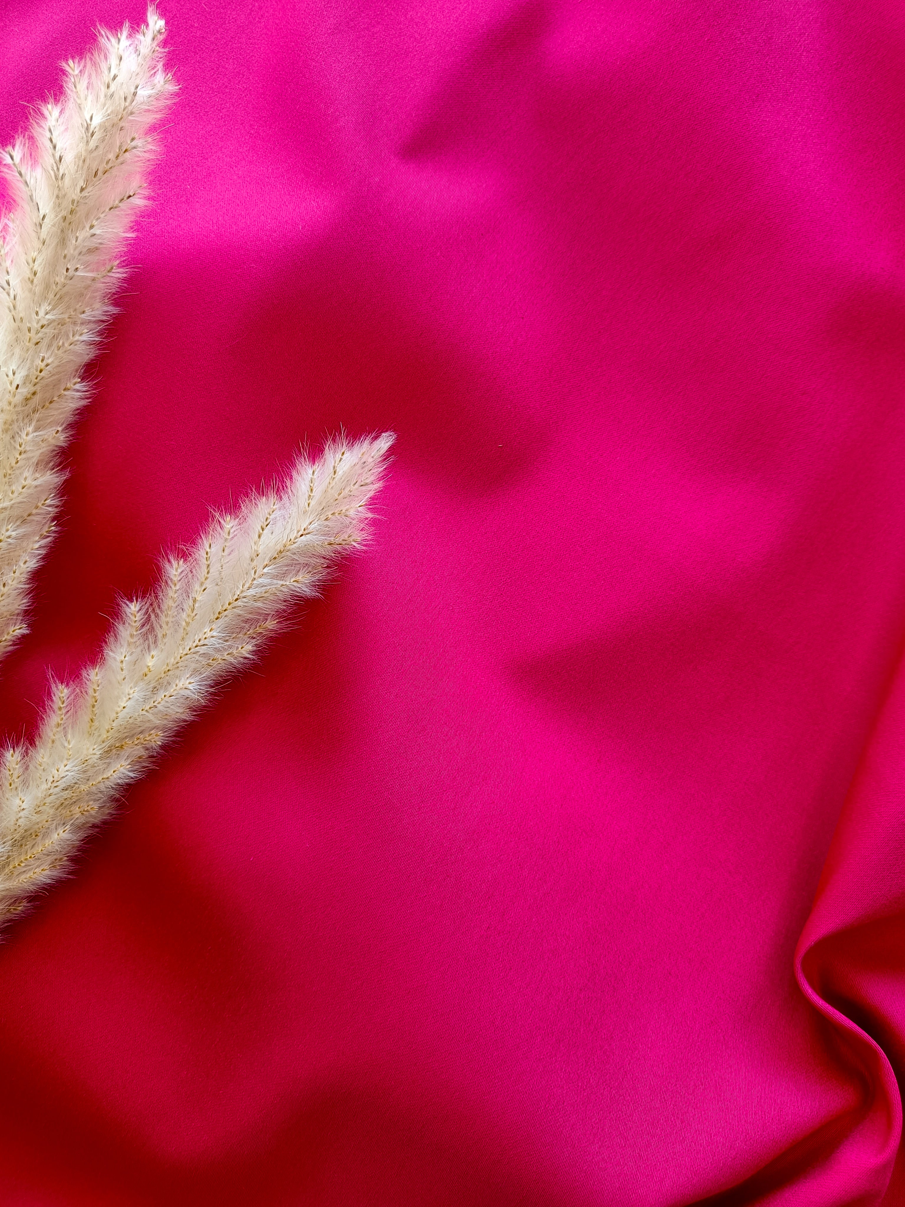 Satin de Coton stretch - Fuchsia