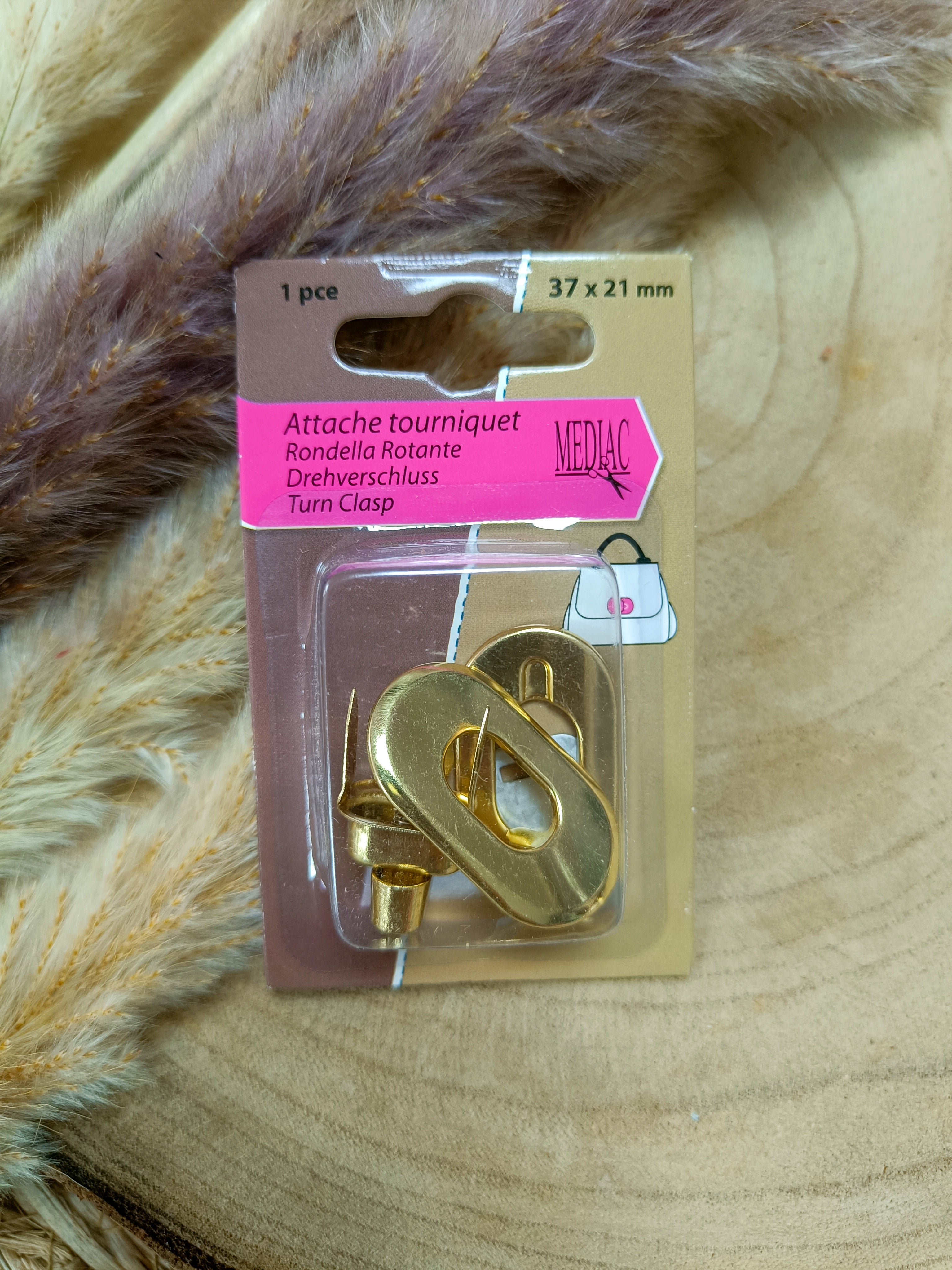 Attaches tourniquet pour sac - 4 coloris