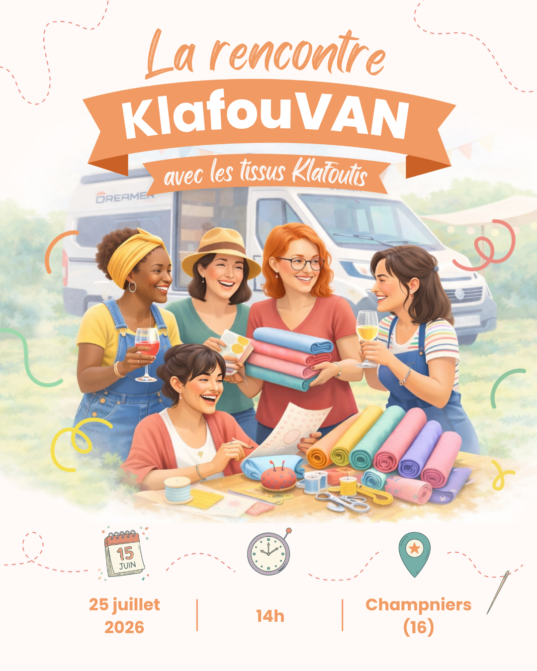 Rencontre KlafouVAN – Champniers – 25 juillet 2026 (14h)