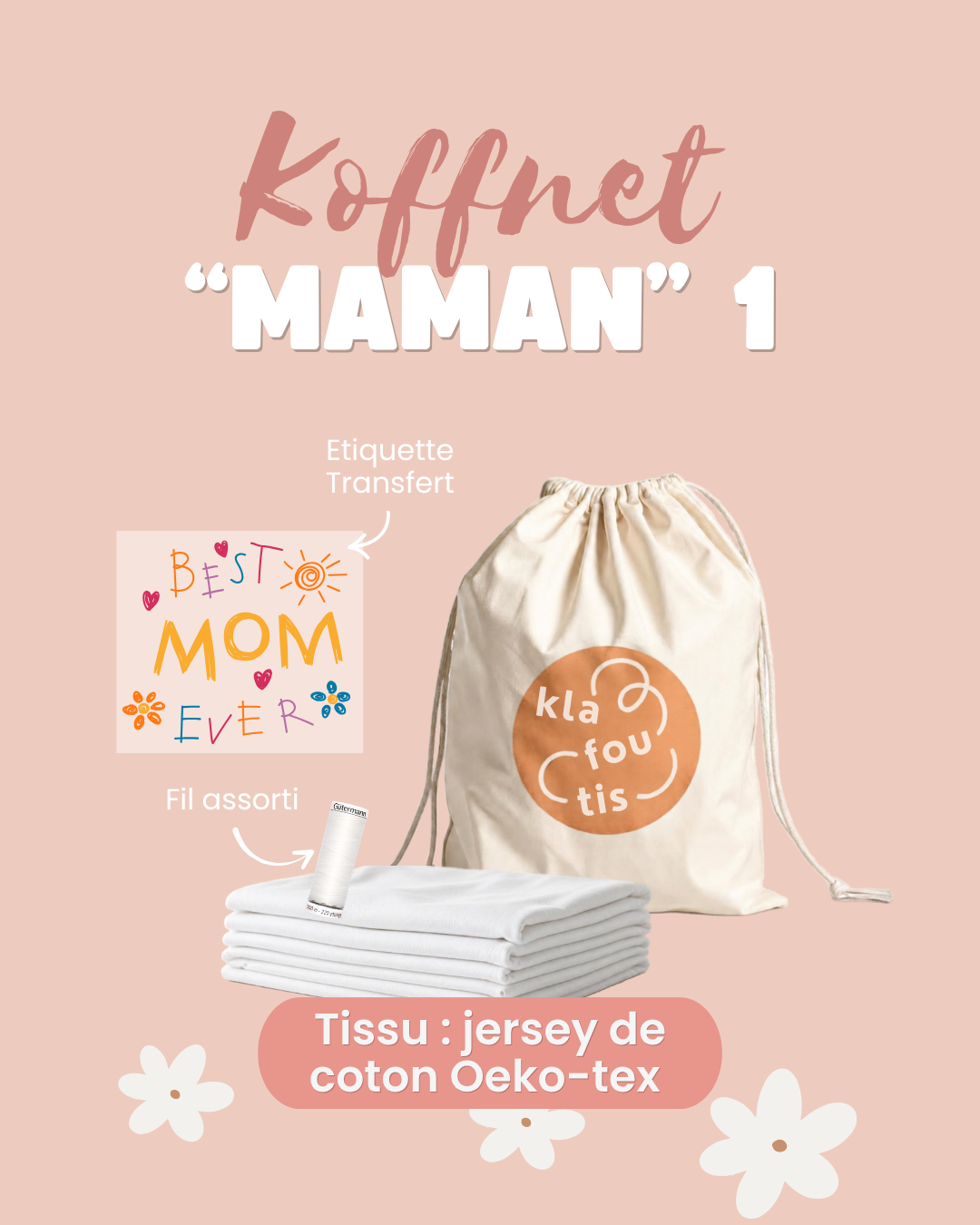 Koffret Maman - un t-shirt dédié aux (futures) mamans