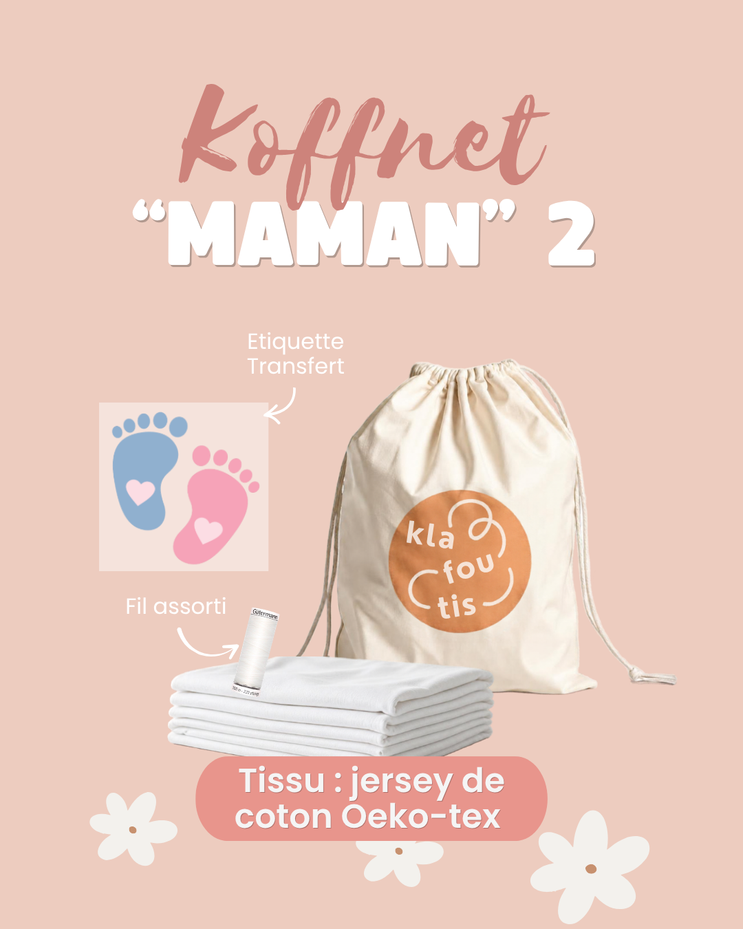 Koffret Maman - un t-shirt dédié aux (futures) mamans
