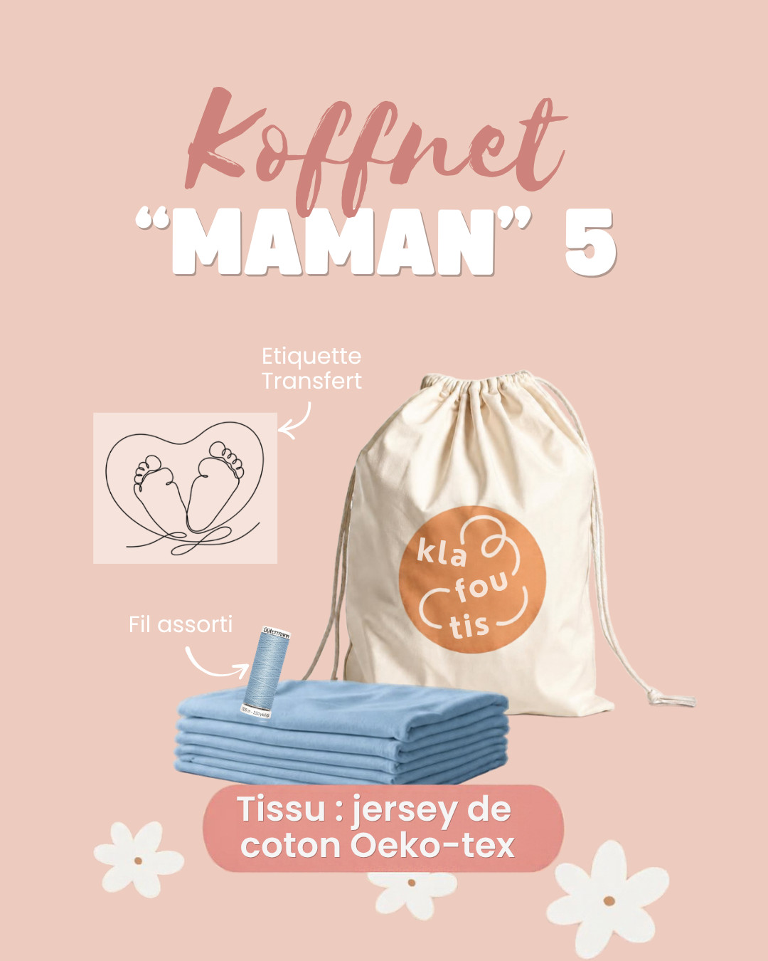 Koffret Maman - un t-shirt dédié aux (futures) mamans