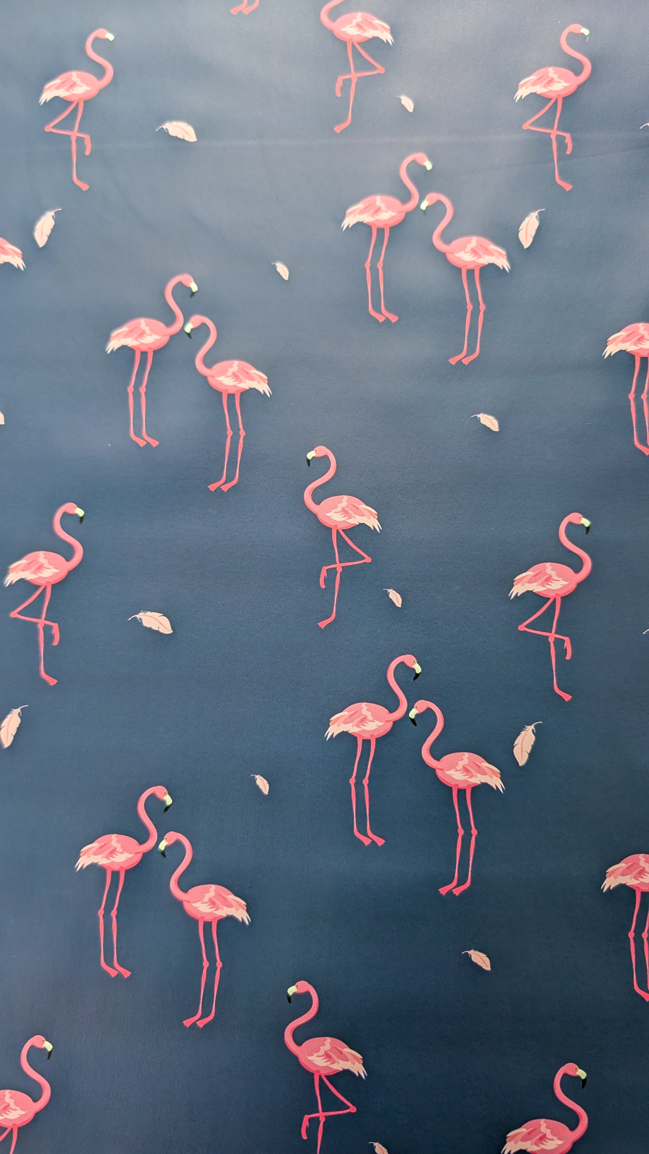 Imperméable doux - Flamants roses