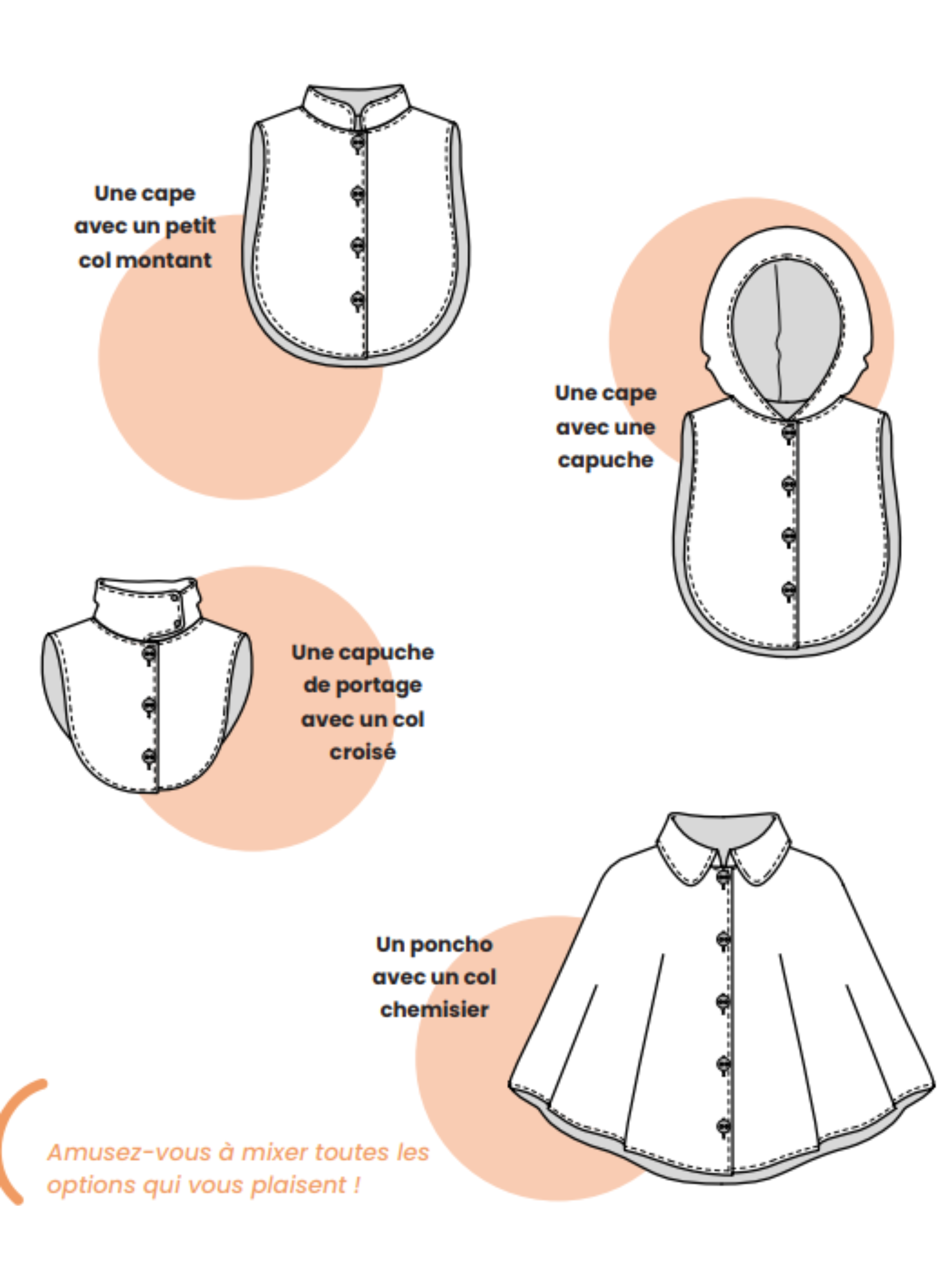 REINETTE bébé - la cape multifonctions