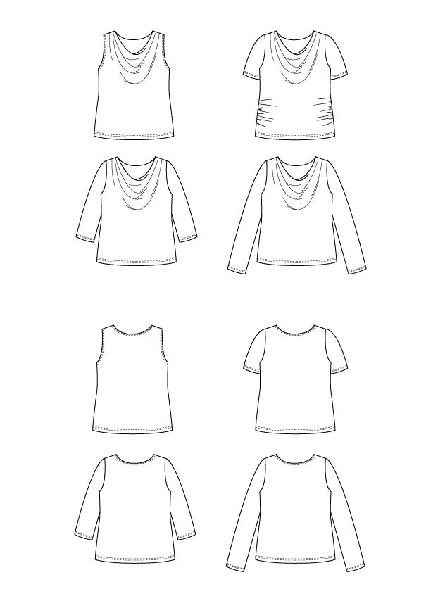 PINA COLADA - la blouse bénitier - PACK FAMILLE