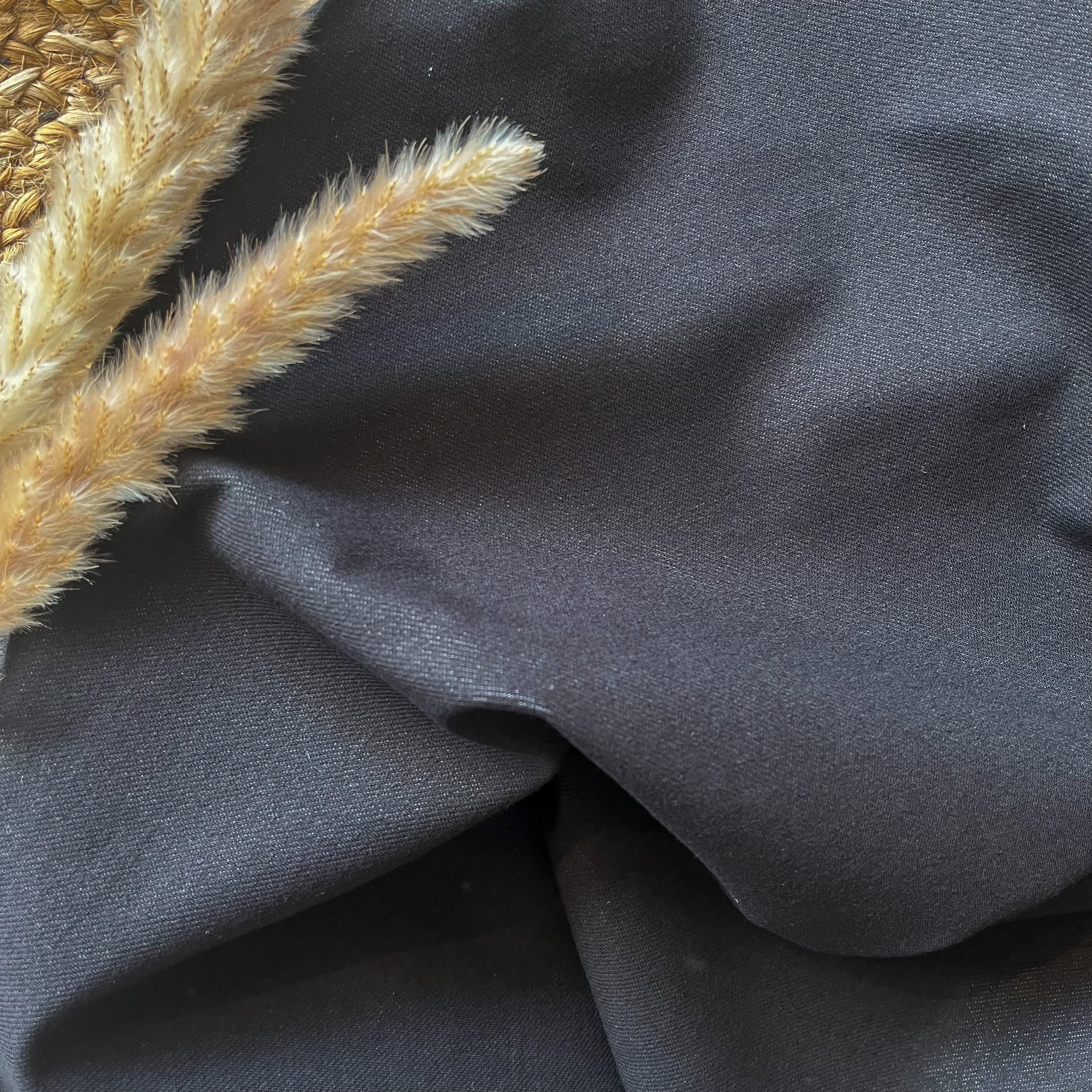 Jersey effet jeans - Noir