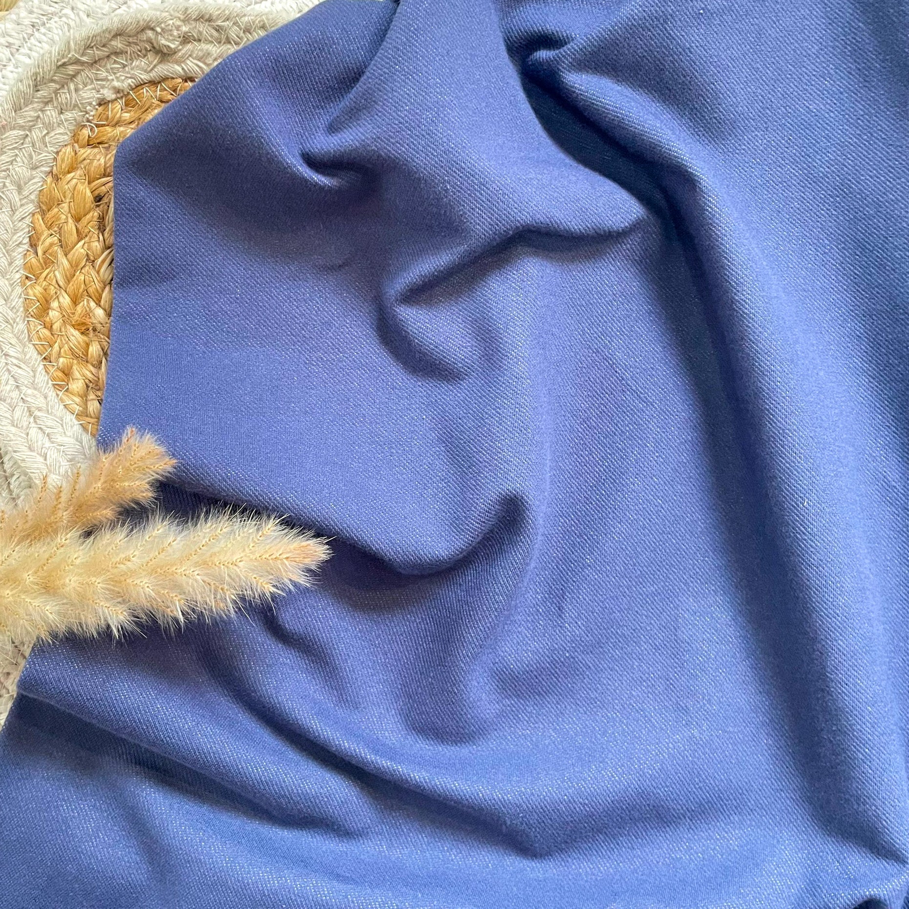 Jersey effet jeans - Bleu moyen