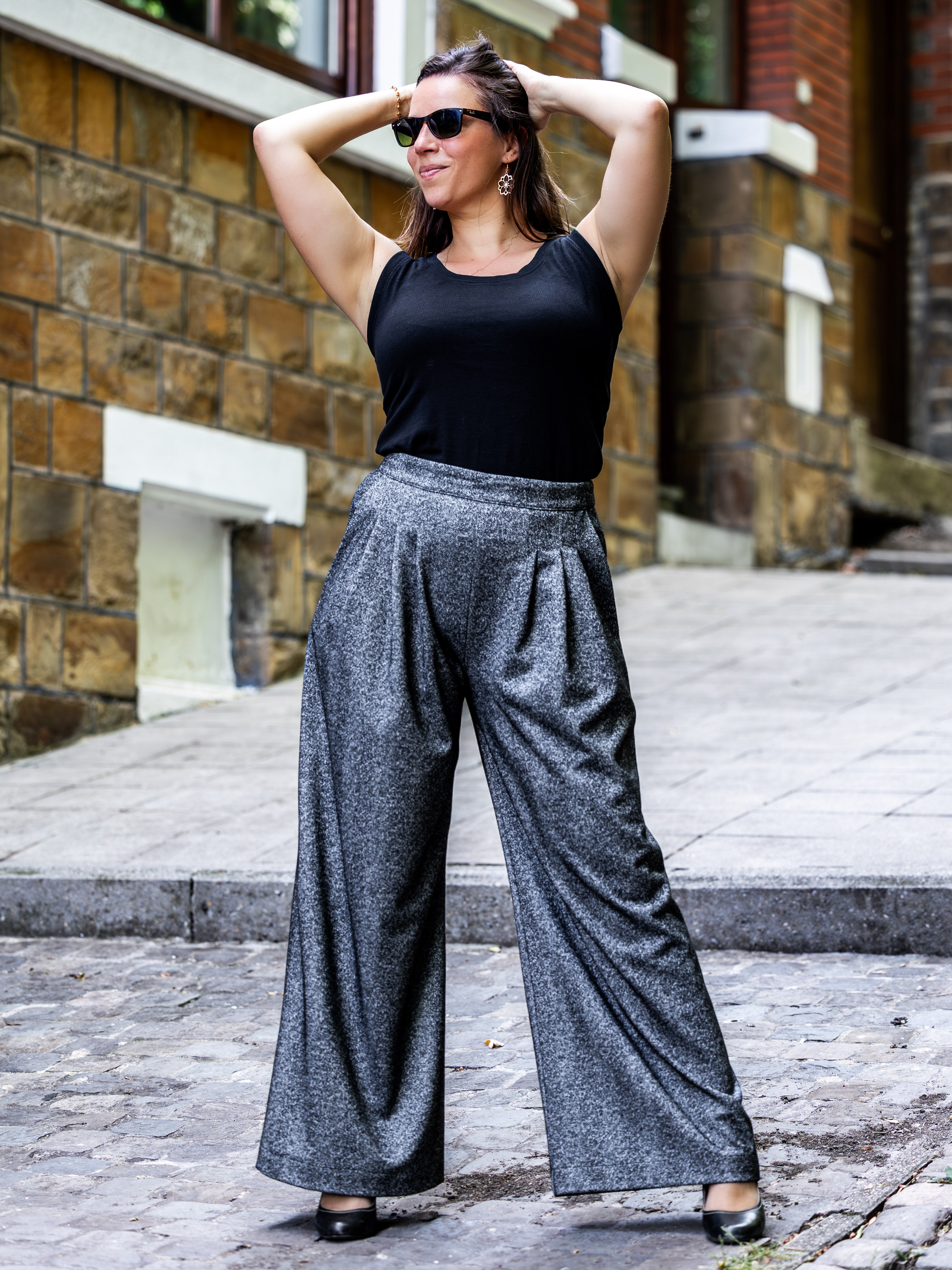 PECAN - le pantalon à plis - FEMME