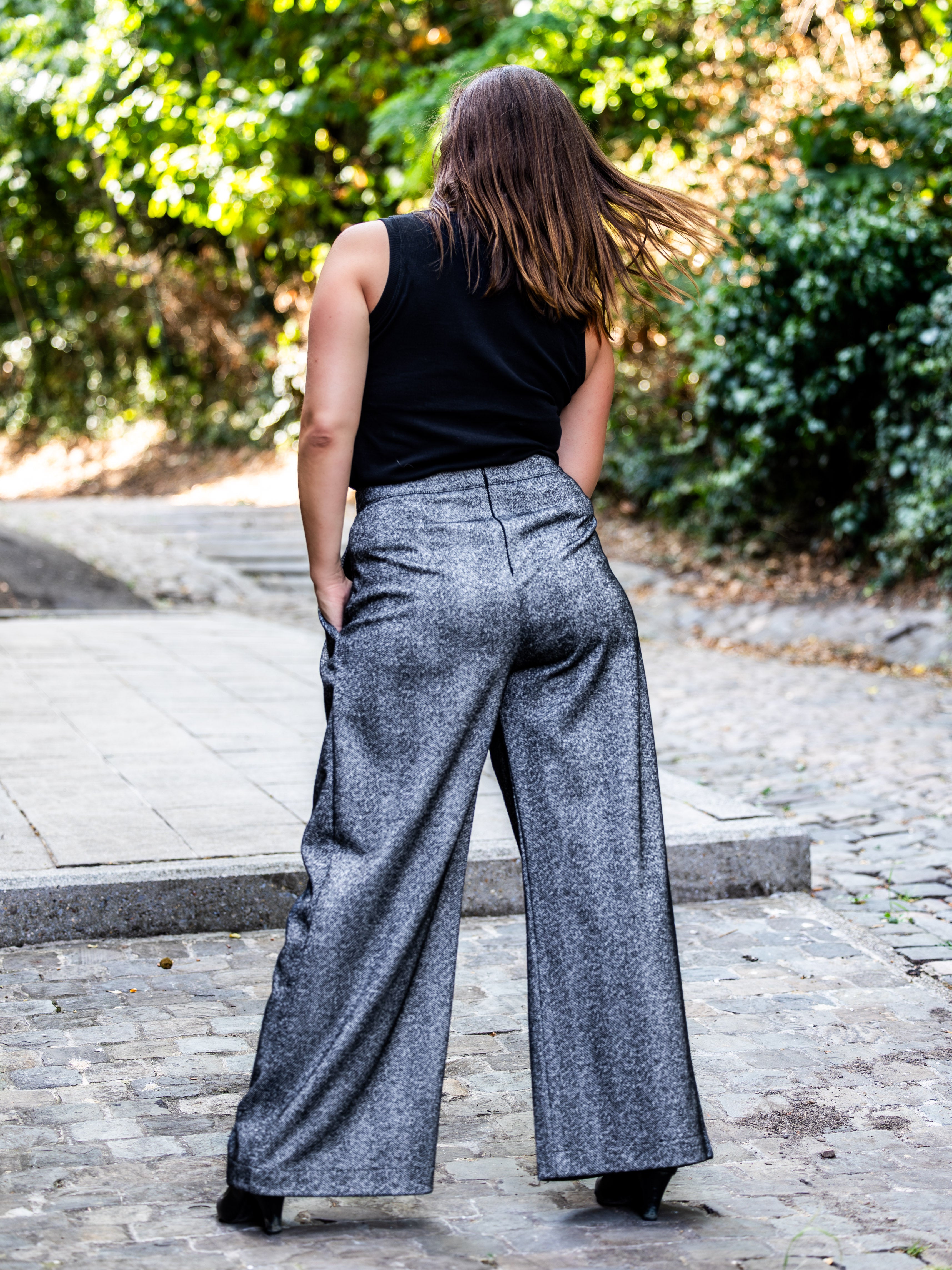 PECAN - le pantalon à plis - FEMME