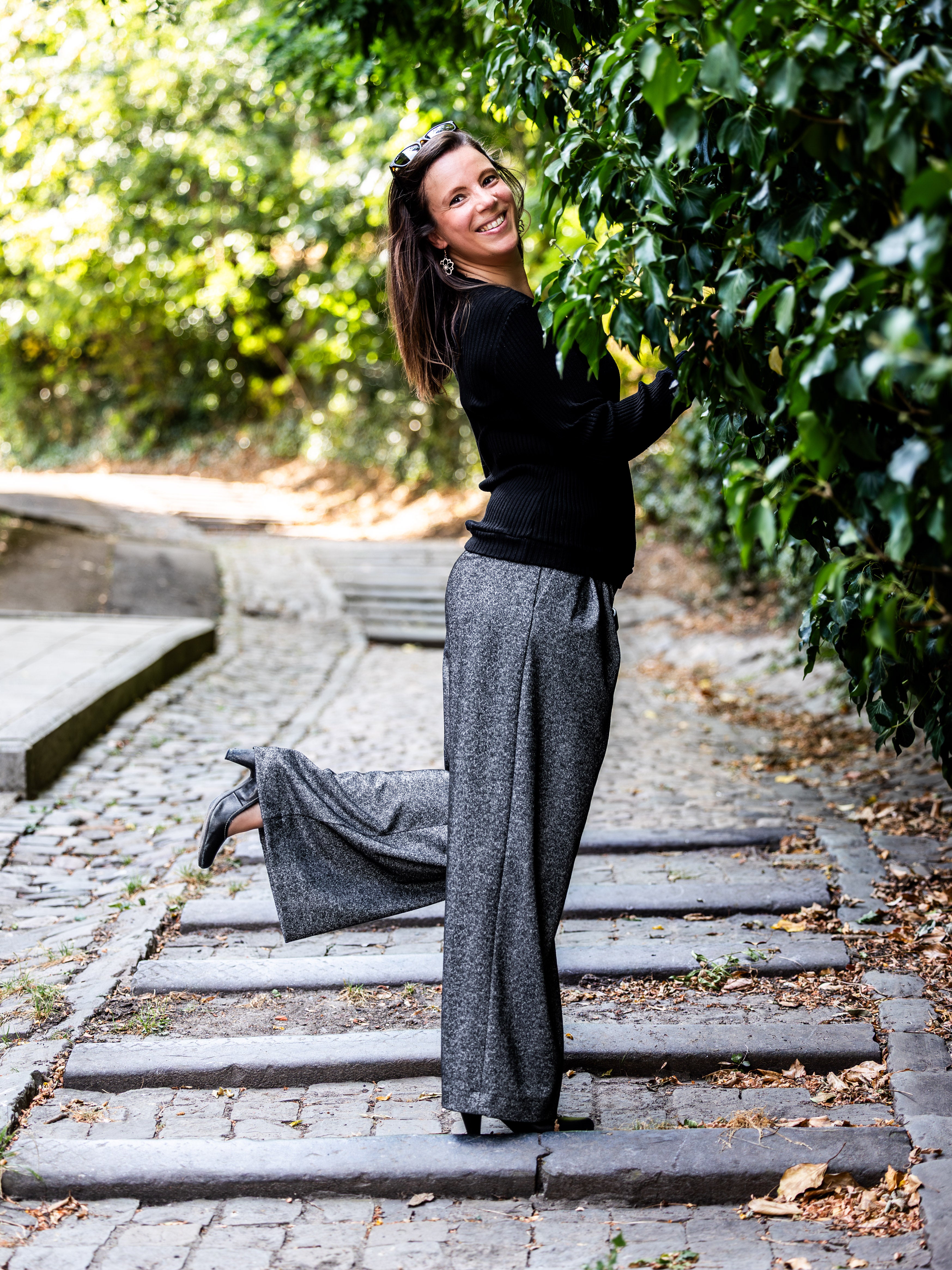 PECAN - le pantalon à plis - FEMME