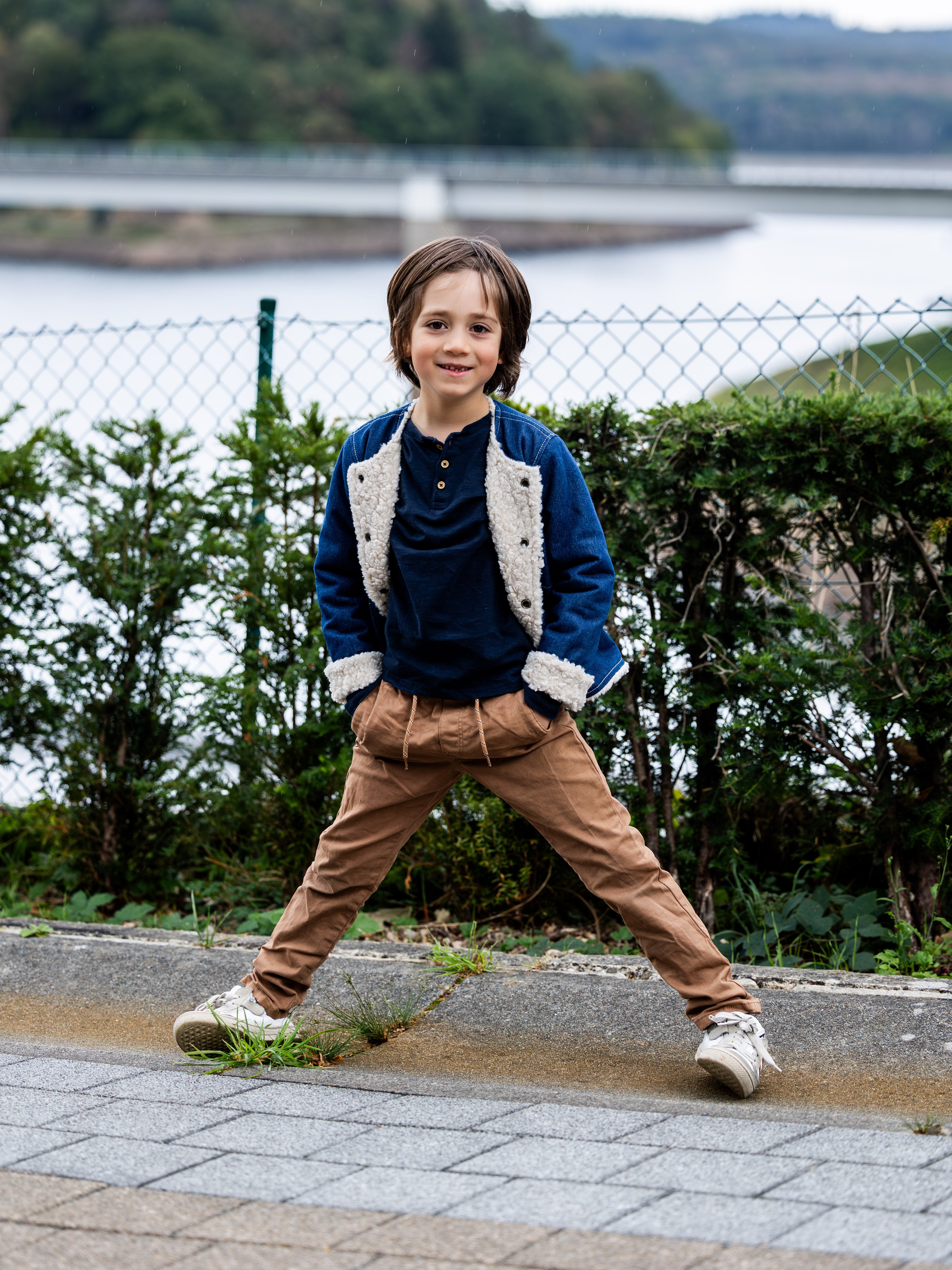 OLIVE : la veste/gilet réversible - BEBE