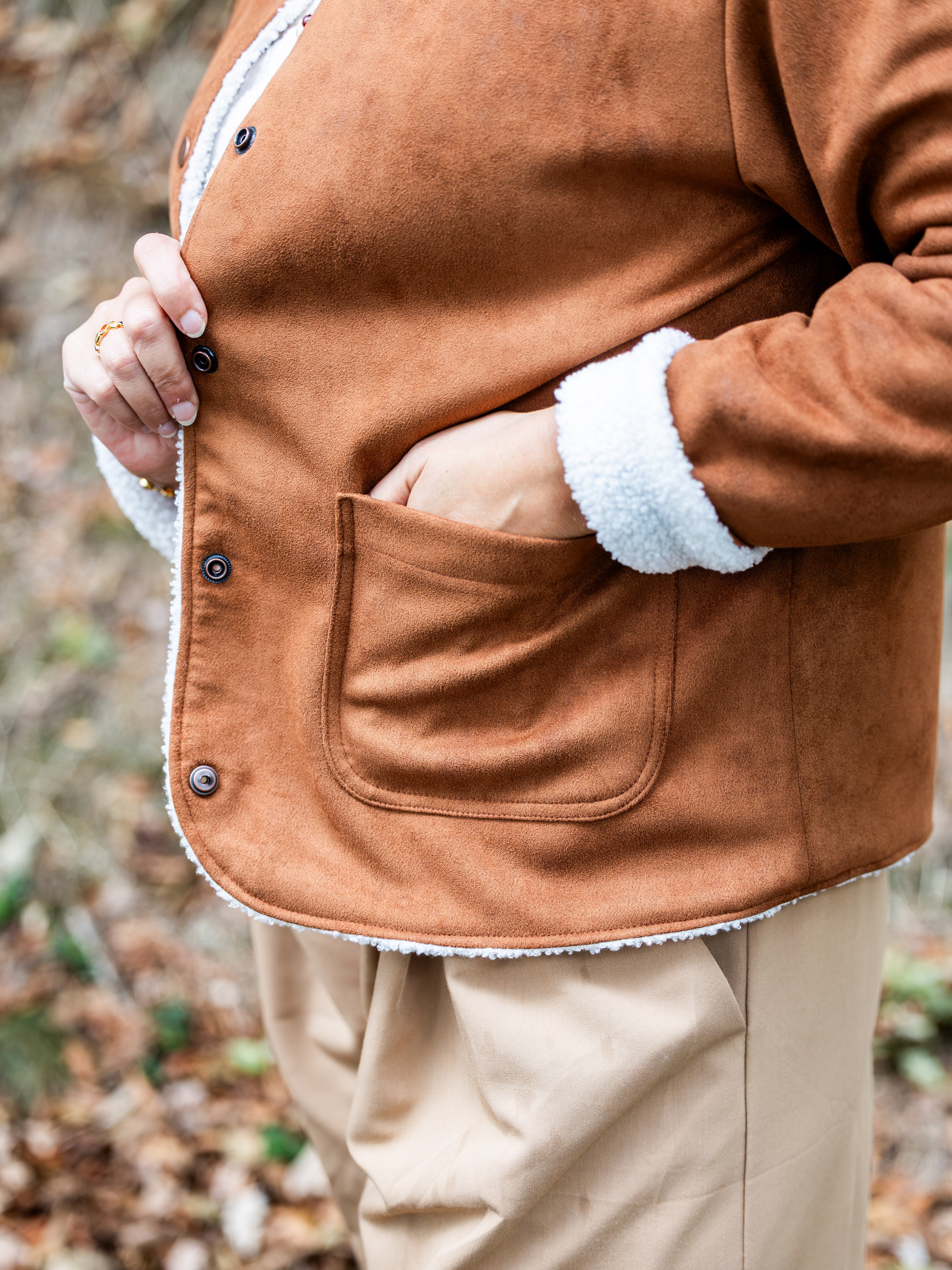 OLIVE : la veste/gilet réversible - BEBE