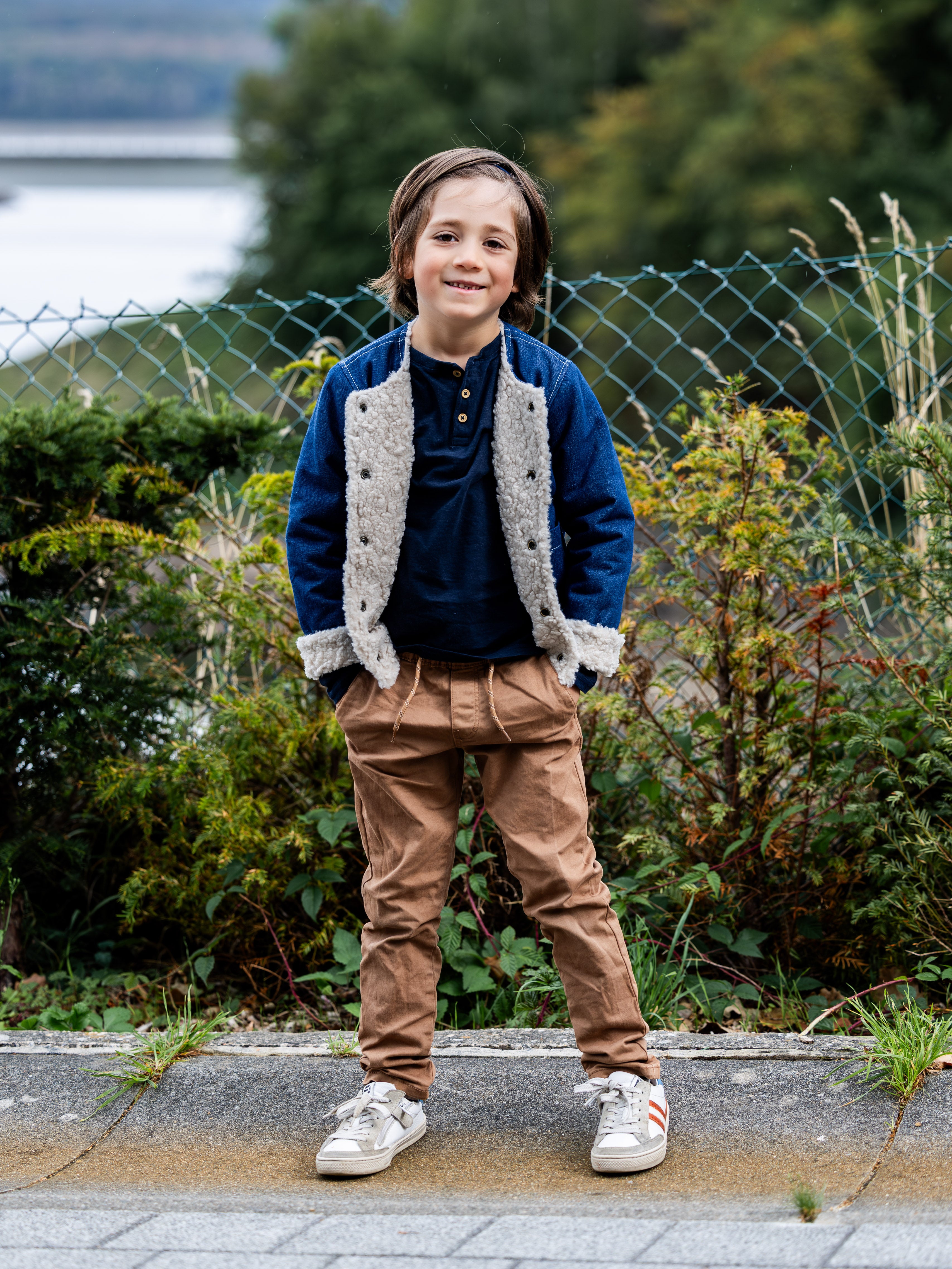 OLIVE : la veste/gilet réversible - BEBE