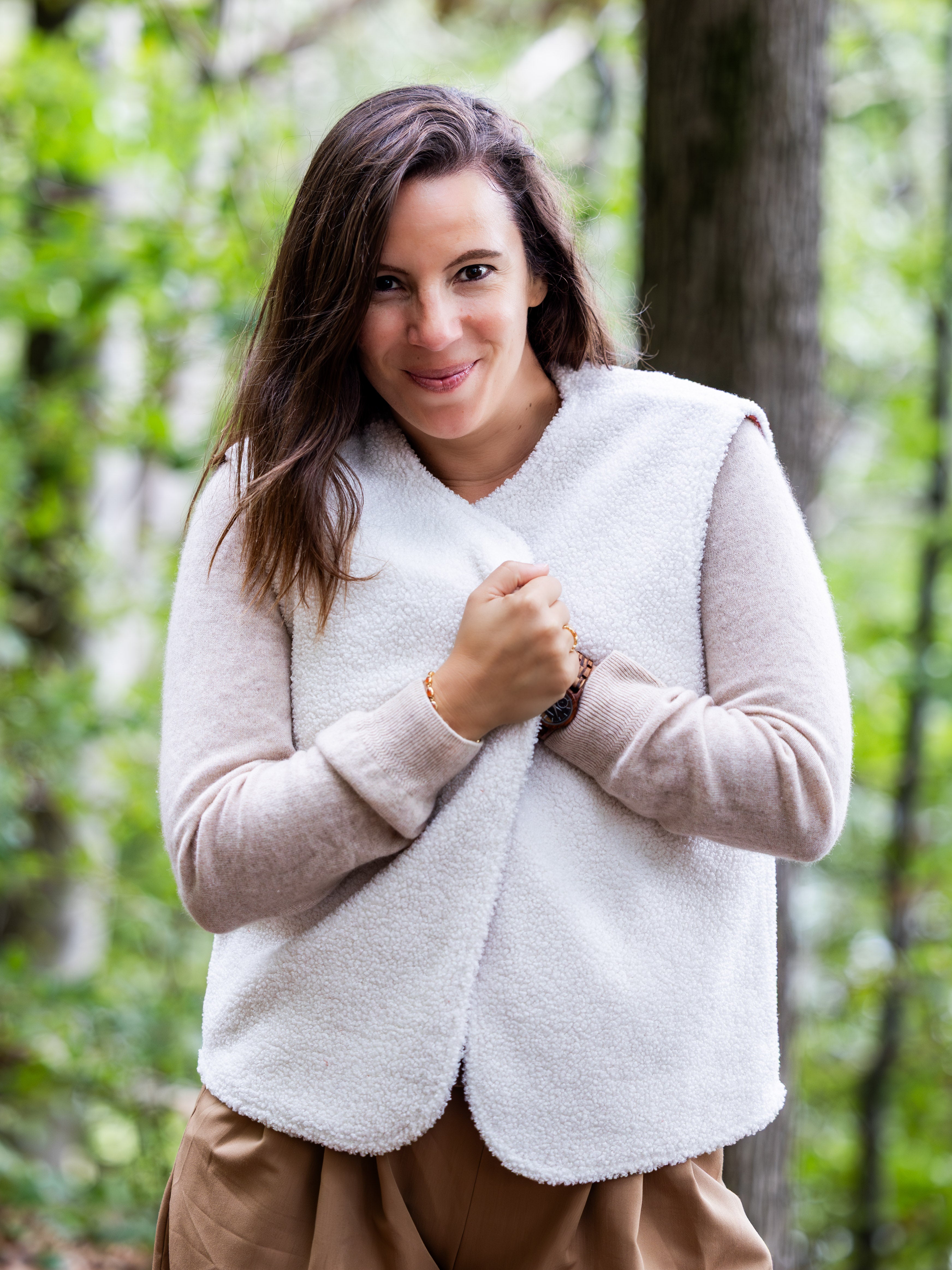 OLIVE : la veste/gilet réversible - BEBE