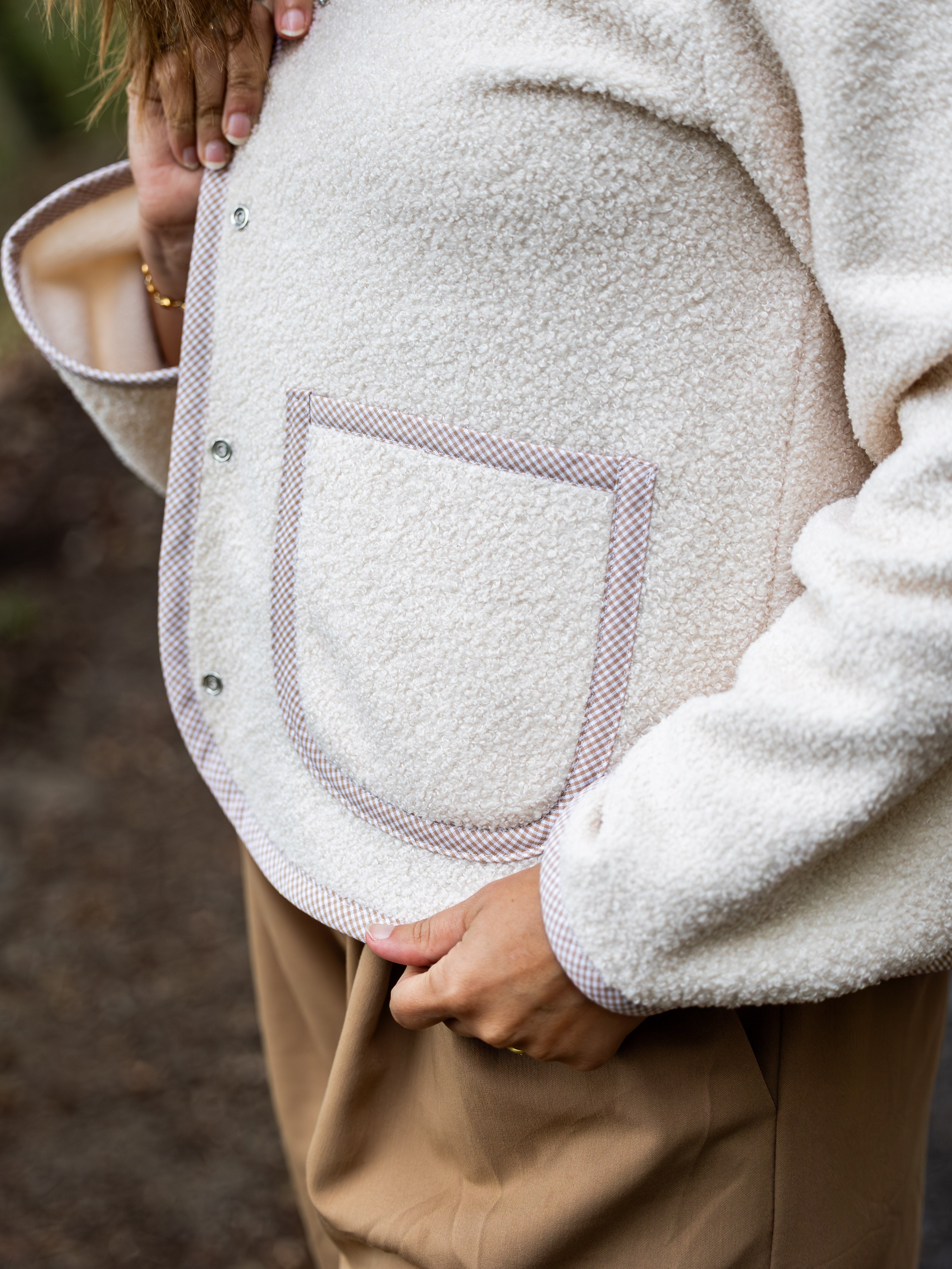 OLIVE : la veste/gilet réversible - BEBE