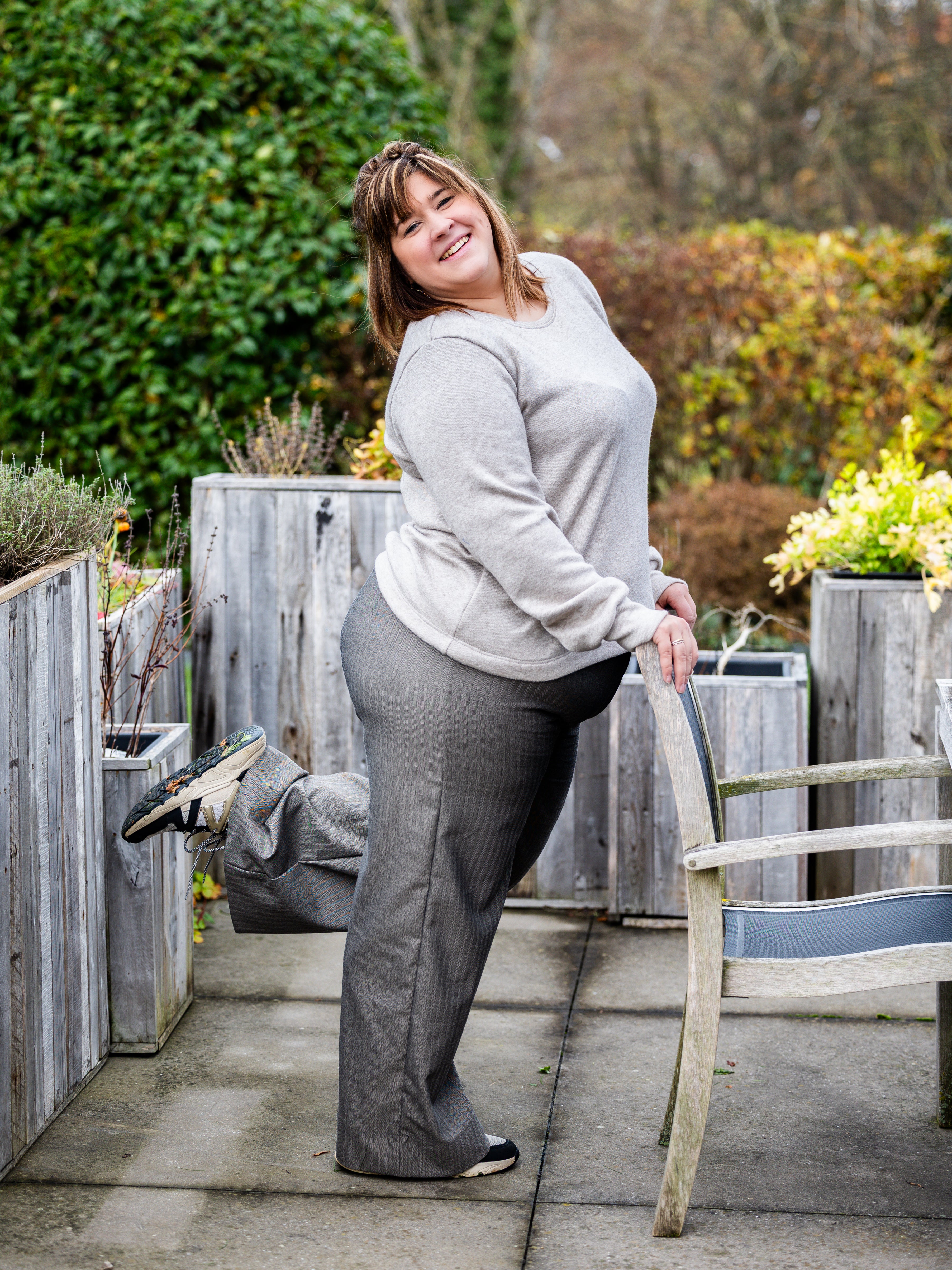 BOX - KAKI FEMME - version avec patron POCHETTE