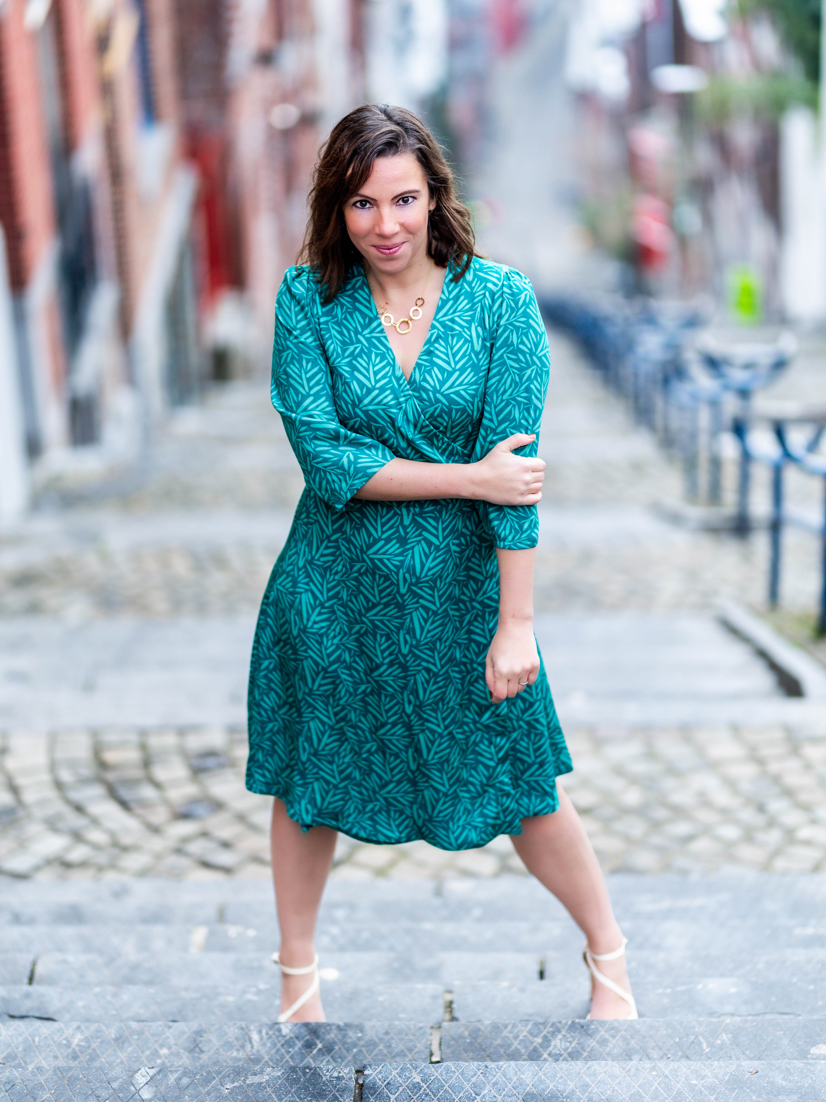 MANDARINE : la robe / blouse portefeuille - PACK FAMILLE