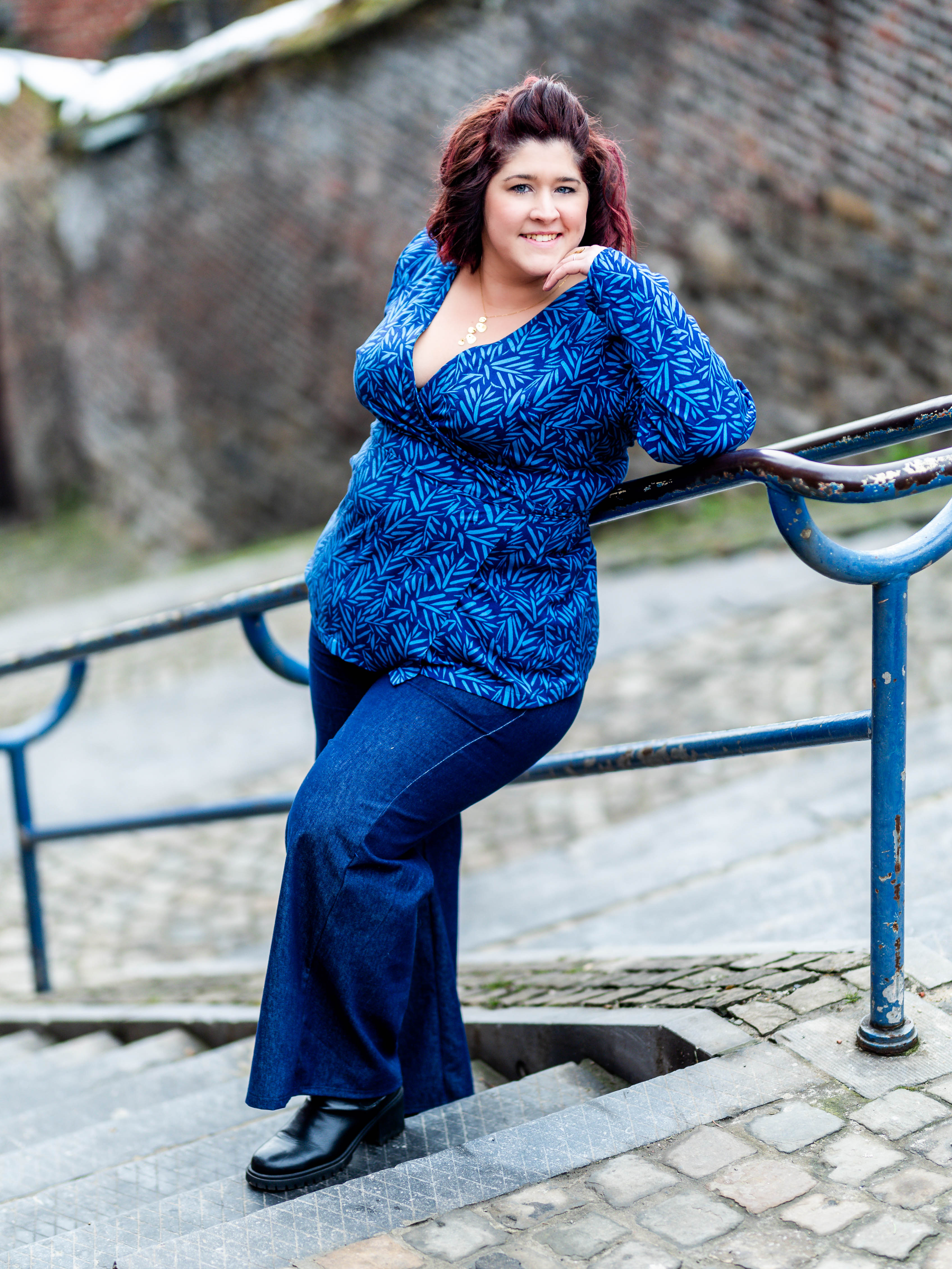 MANDARINE : la robe / blouse portefeuille - PACK FAMILLE