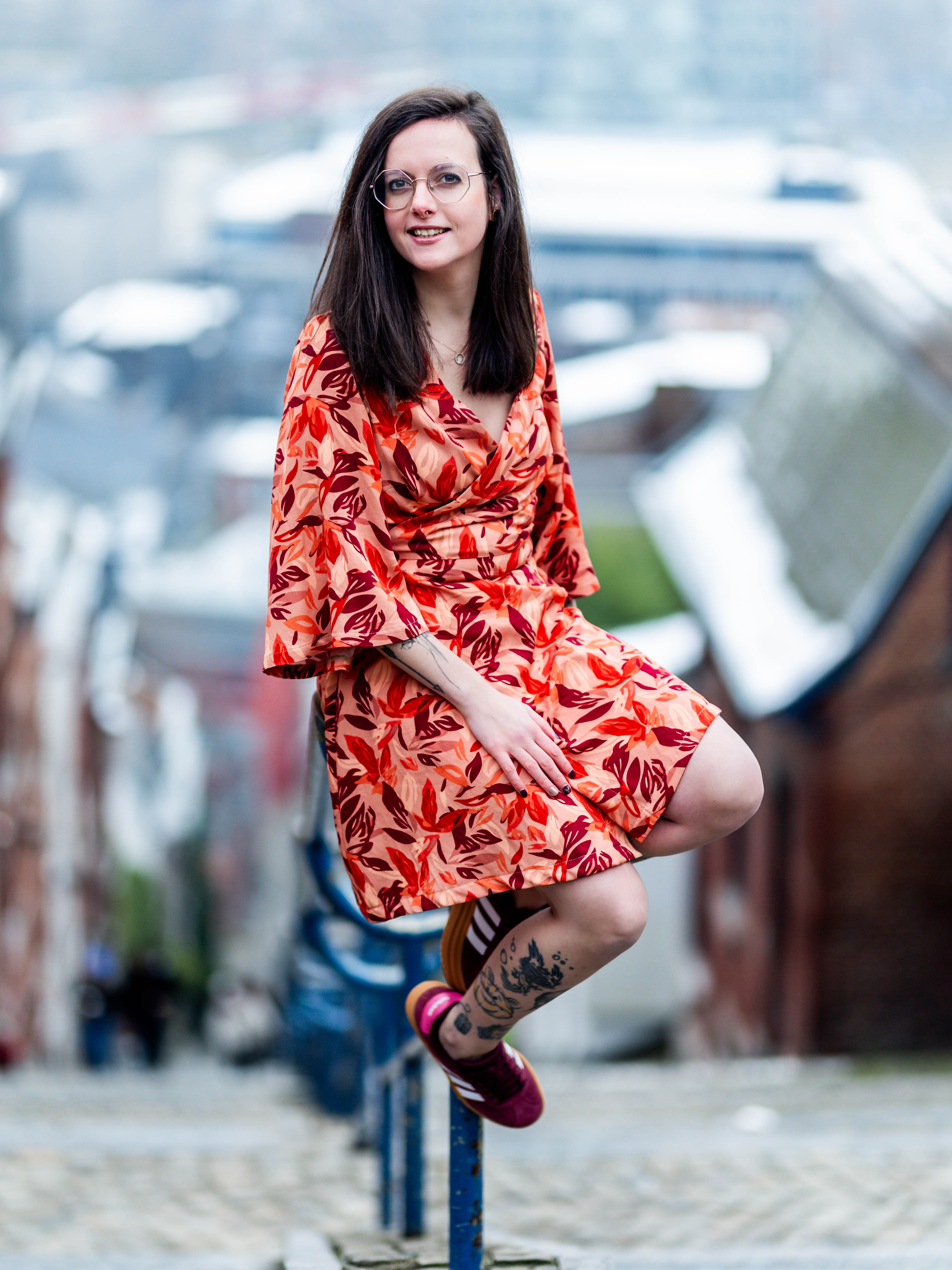 MANDARINE : la robe / blouse portefeuille - PACK FAMILLE