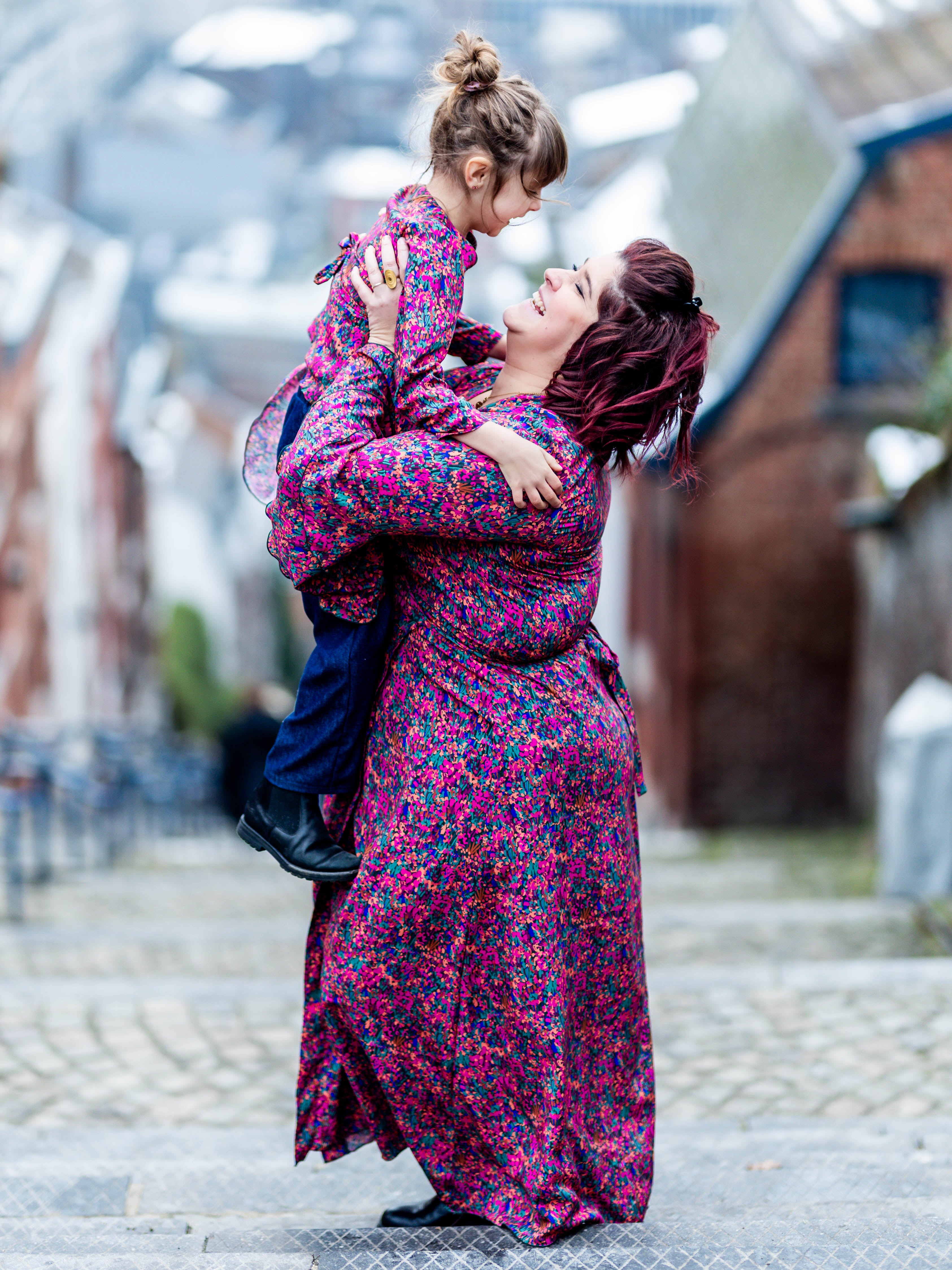 MANDARINE : la robe / blouse portefeuille - PACK FAMILLE