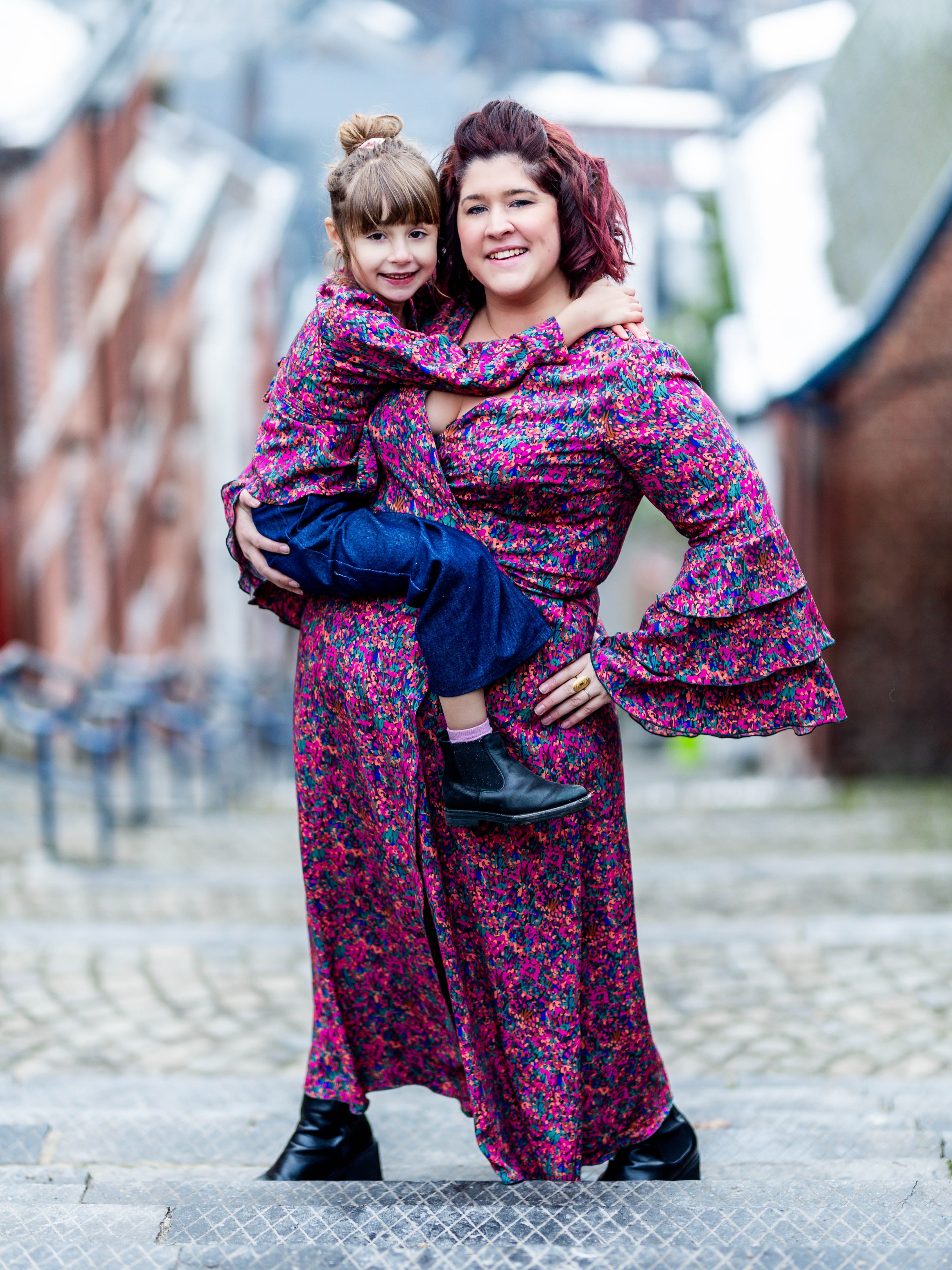 MANDARINE : la robe / blouse portefeuille - PACK FAMILLE