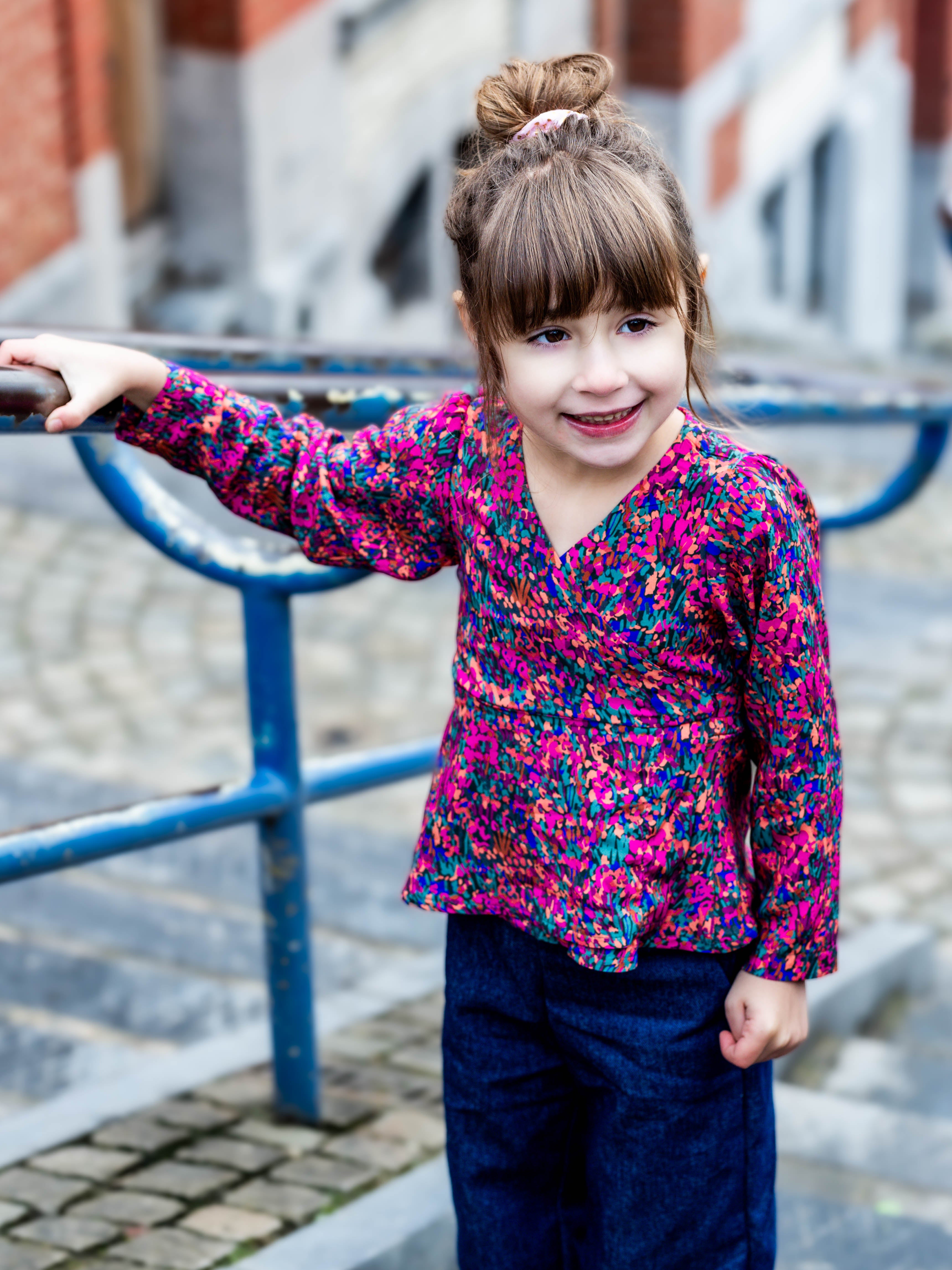 MANDARINE : la robe / blouse portefeuille - PACK FAMILLE