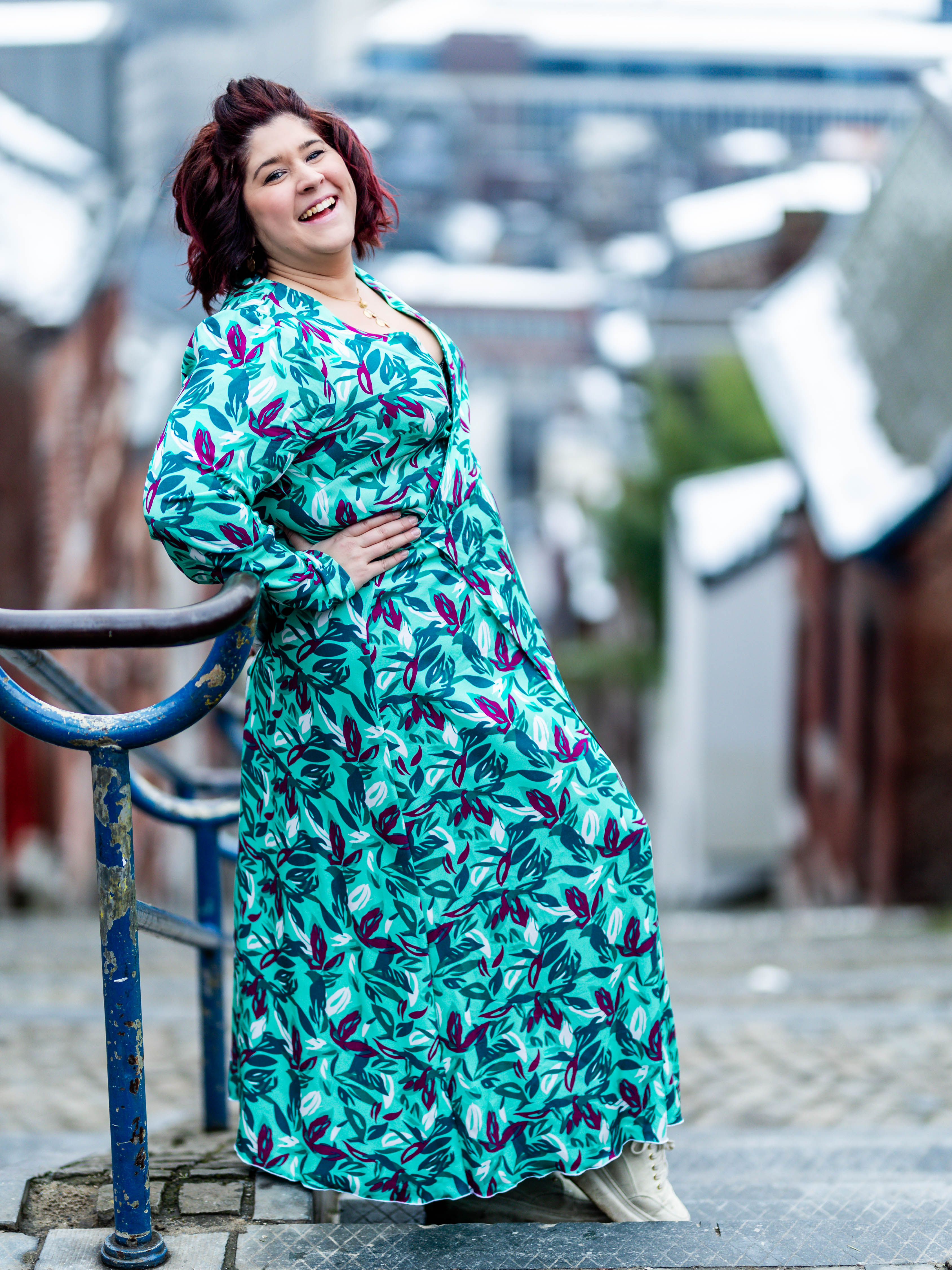 MANDARINE : la robe / blouse portefeuille - FEMME