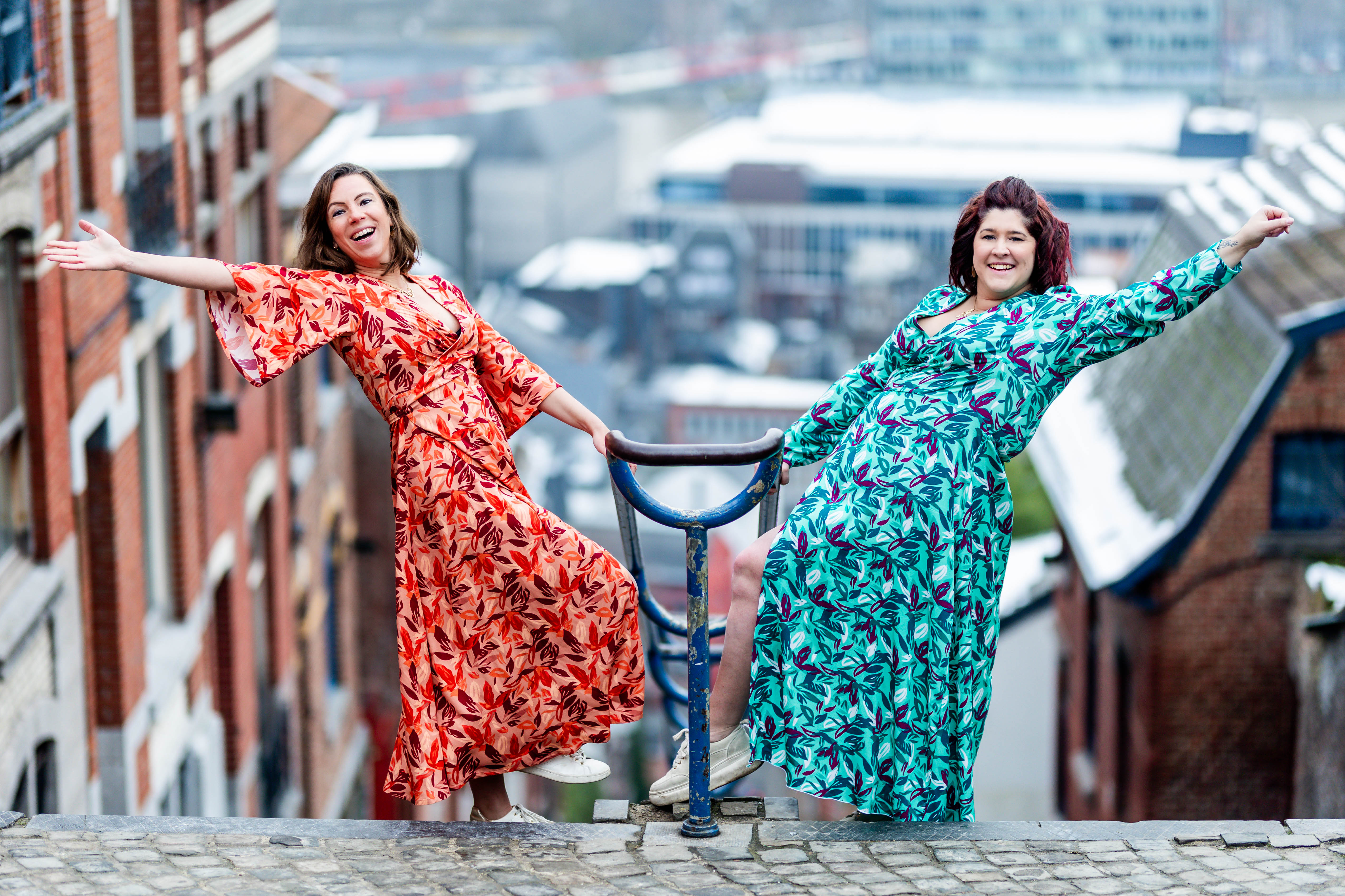 MANDARINE : la robe / blouse portefeuille - PACK FAMILLE