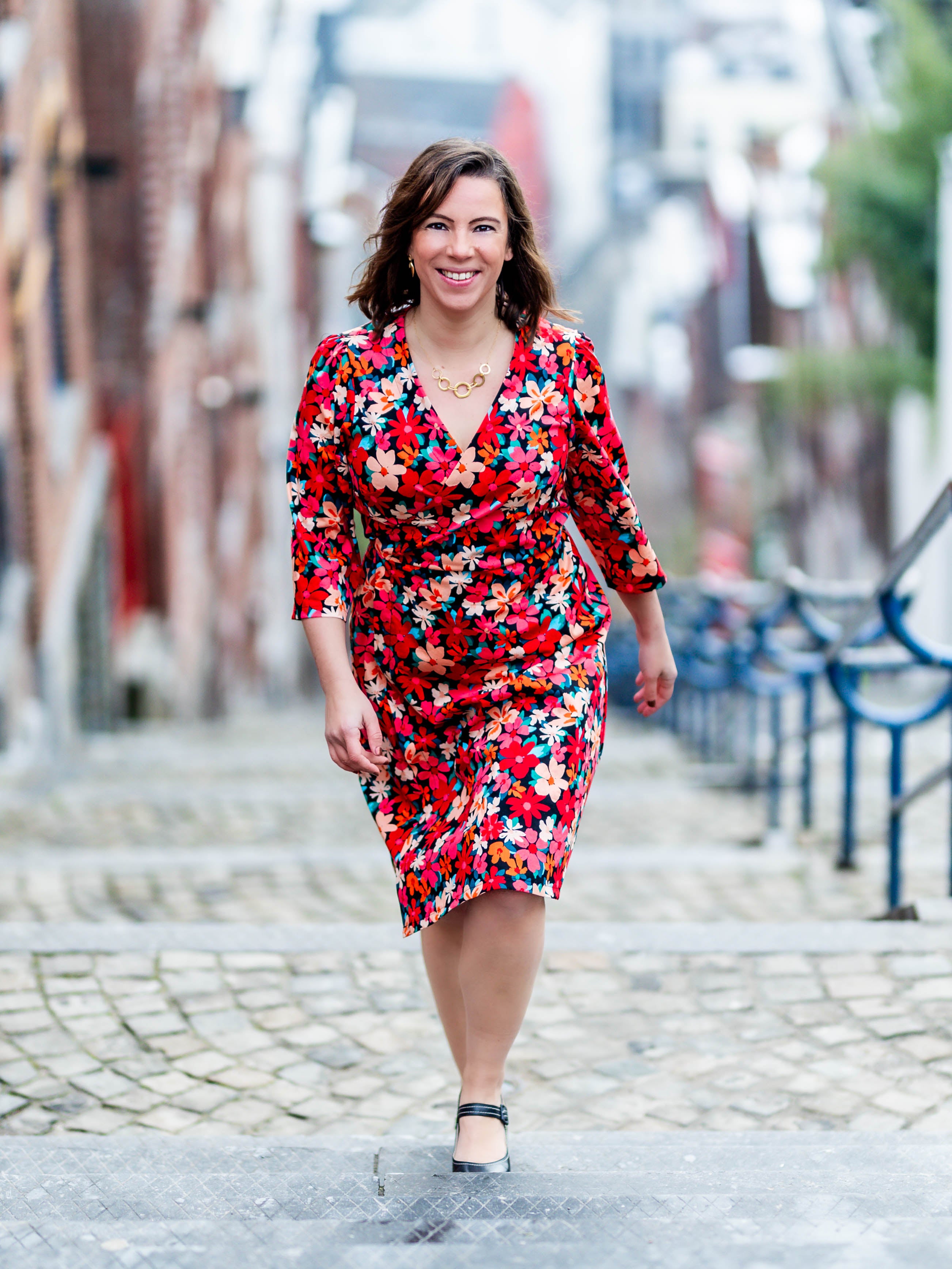 MANDARINE : la robe / blouse portefeuille - PACK FAMILLE