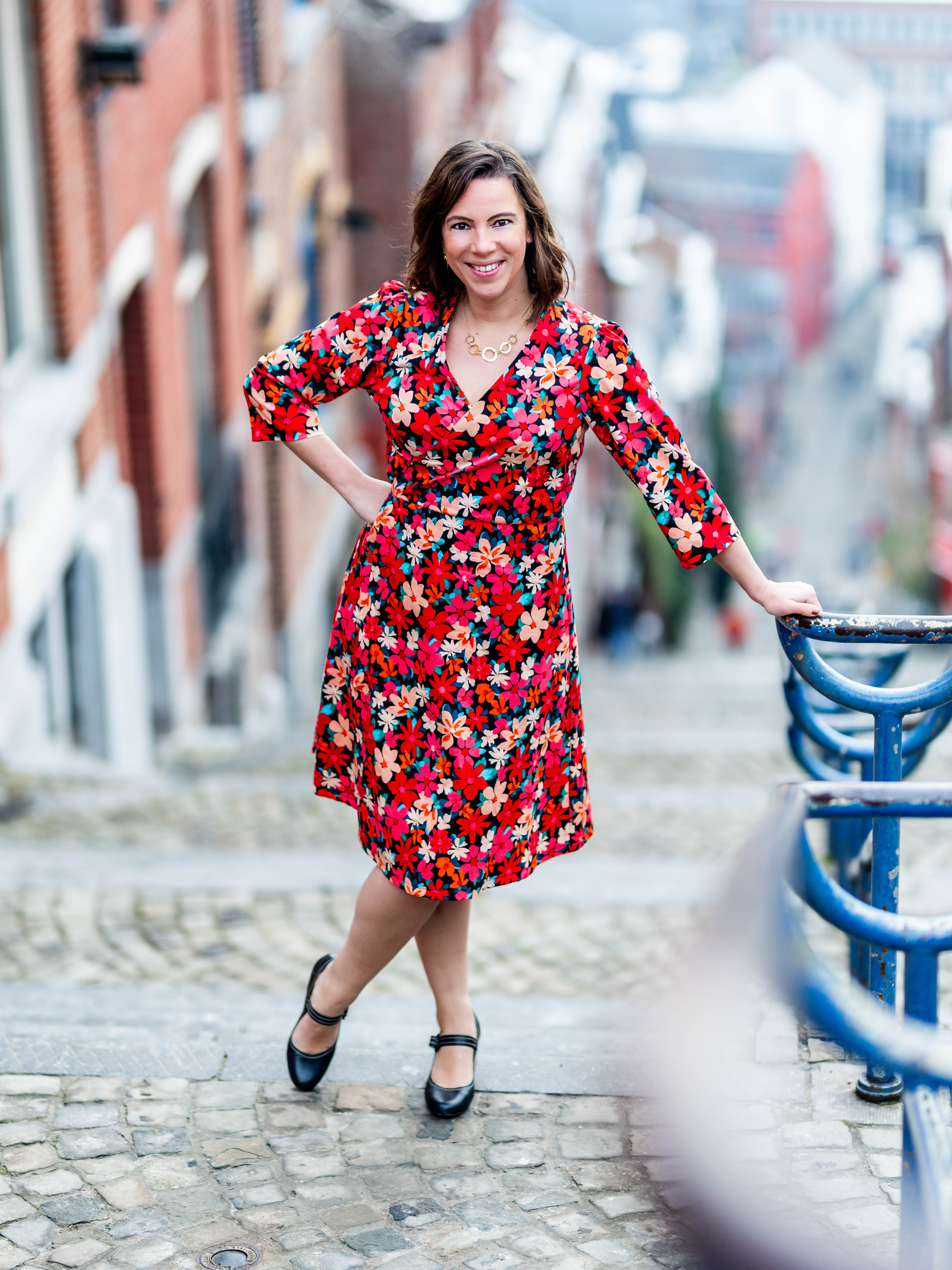 MANDARINE : la robe / blouse portefeuille - PACK FAMILLE