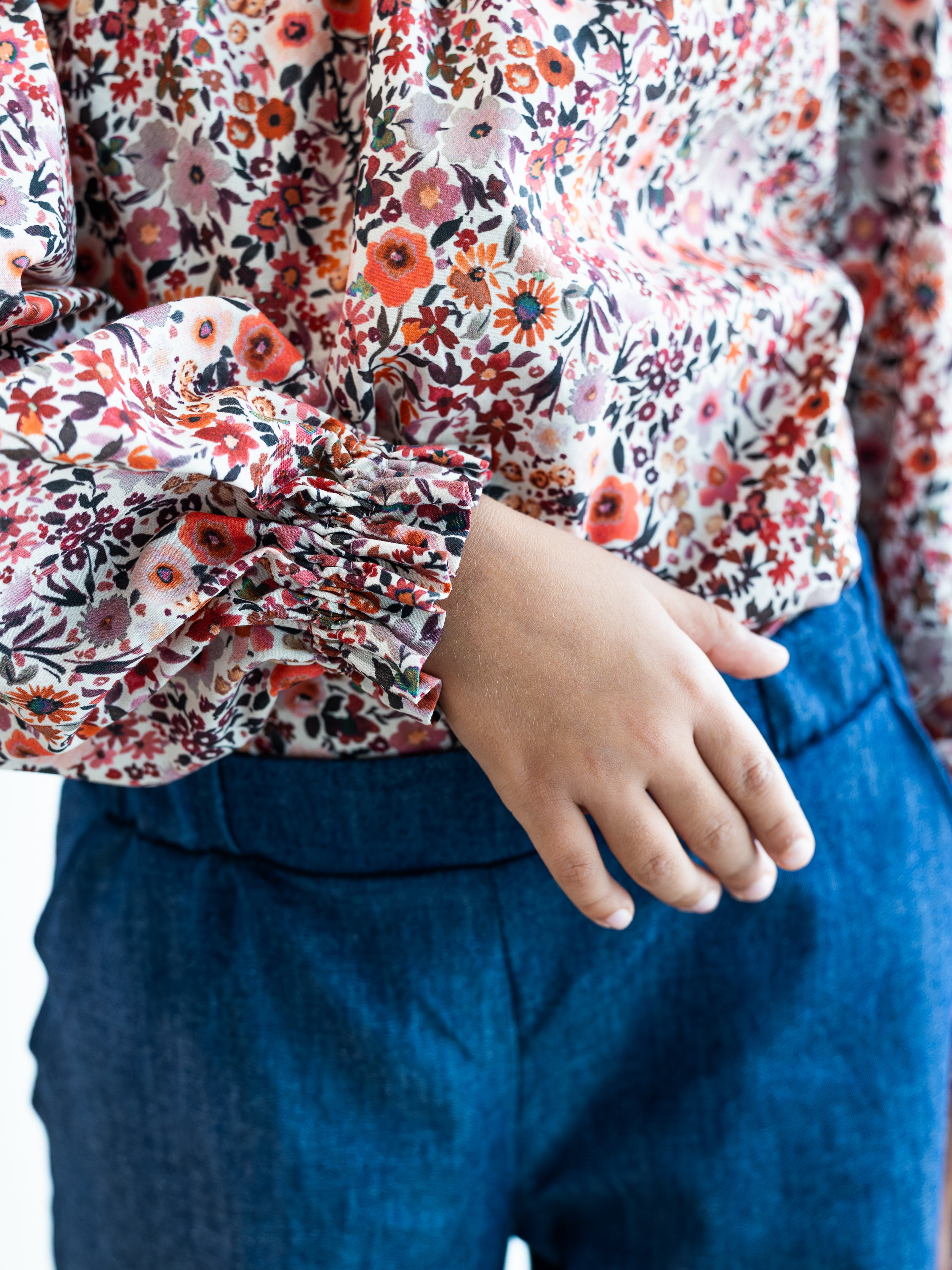 CERISE - la blouse à plis - PACK FAMILLE
