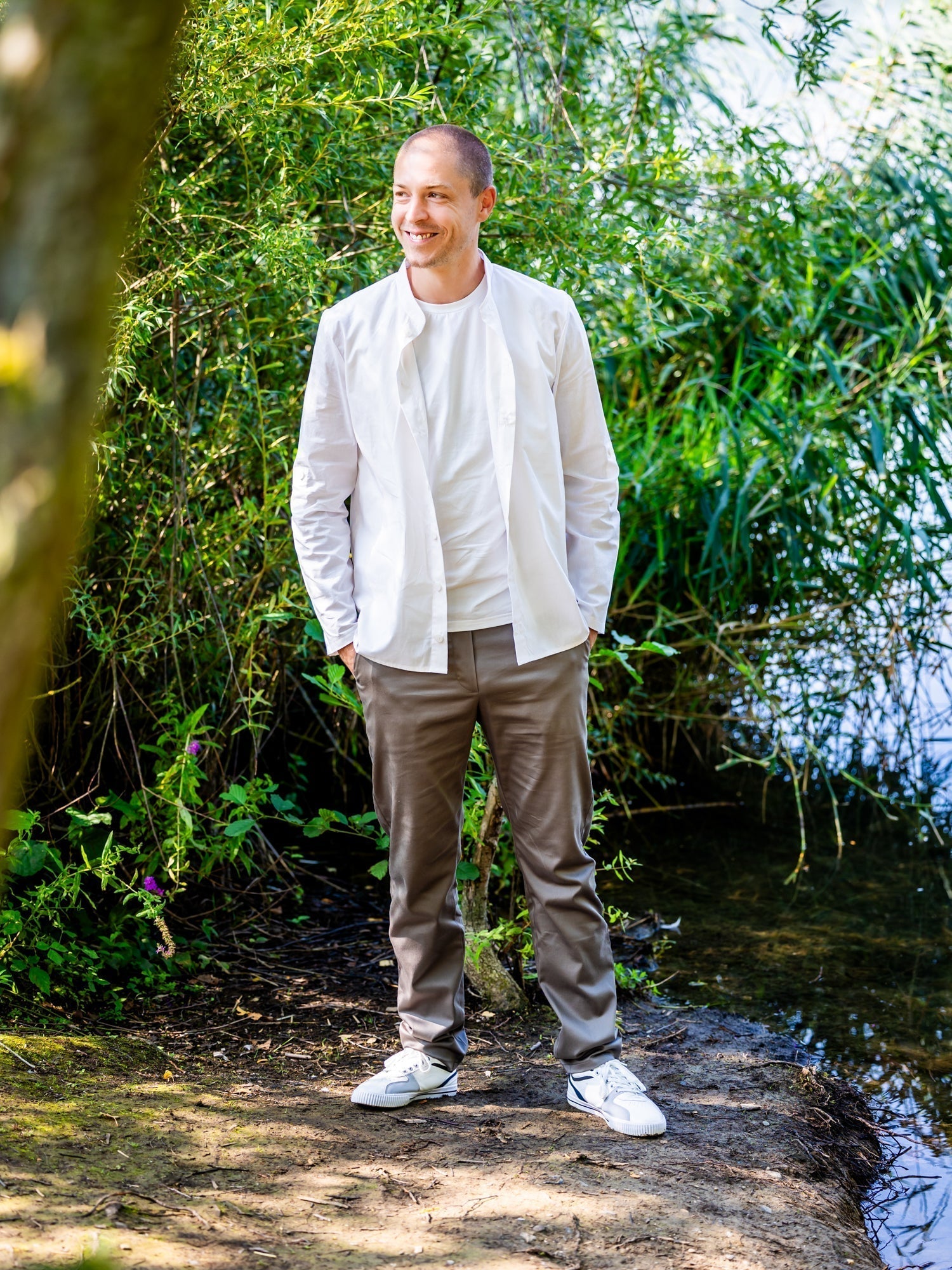 DRAGON HOMME - la chemise au col mao