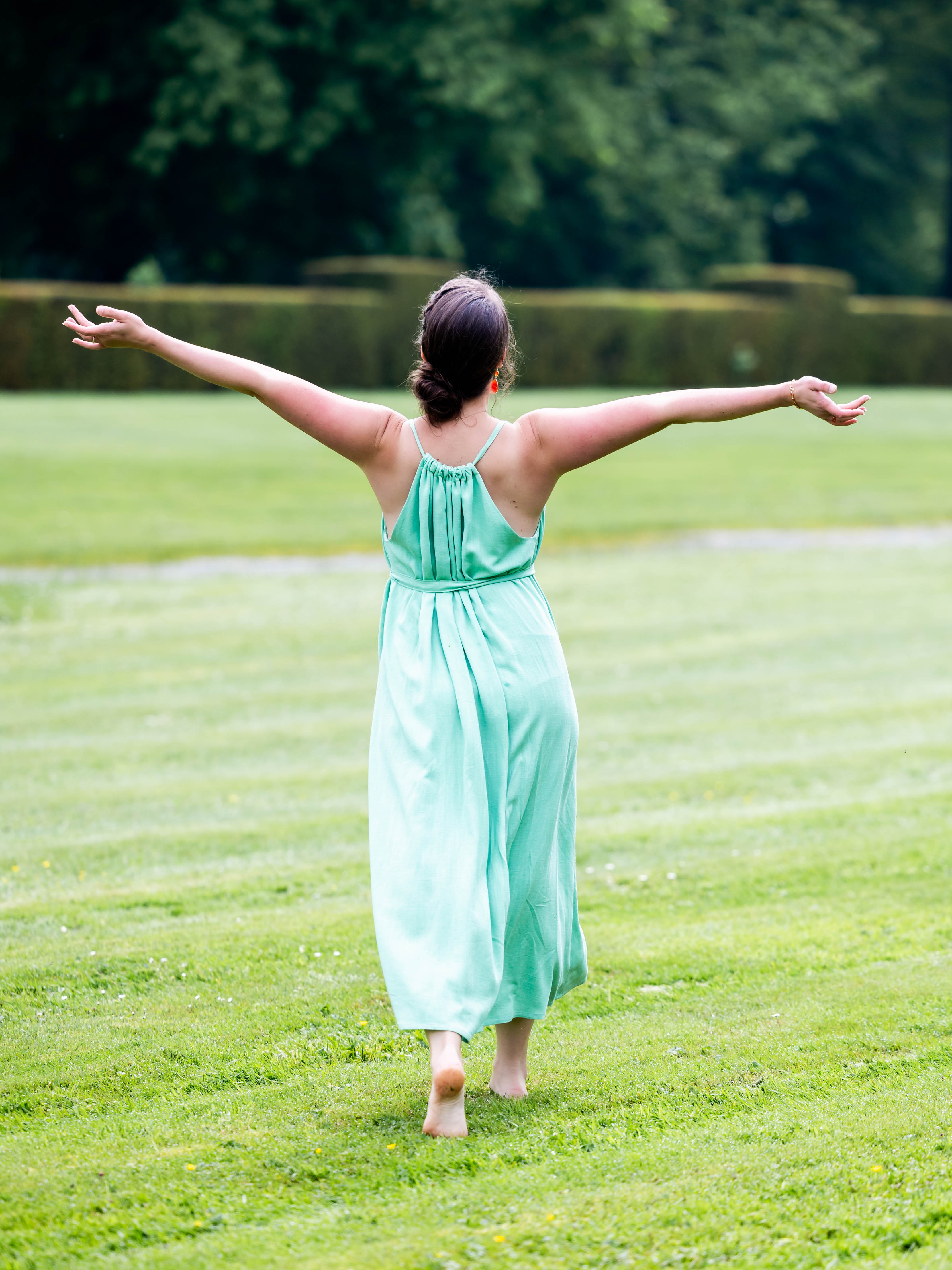 Lin viscose - Vert jade