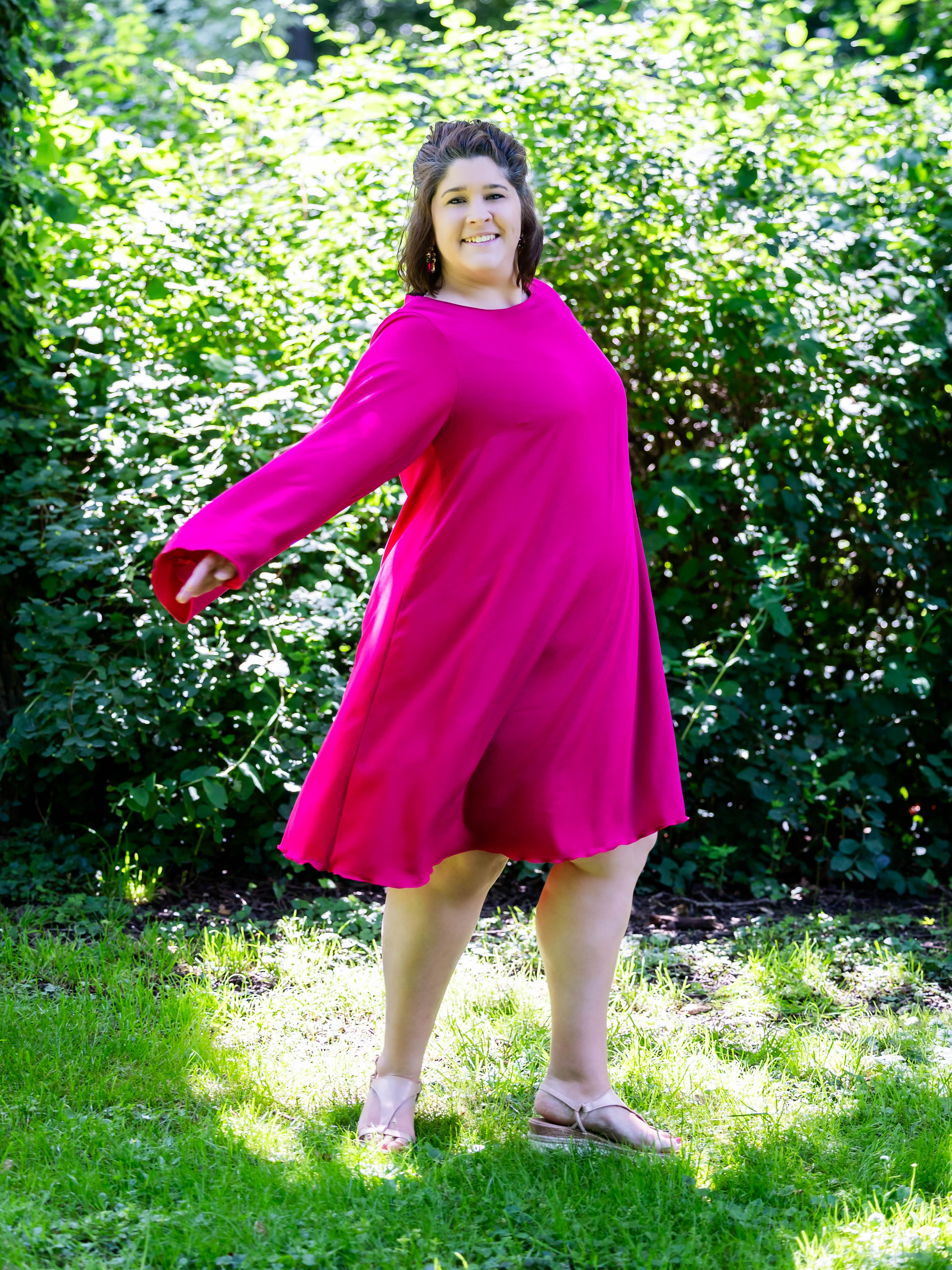 Twill de viscose - Fuchsia