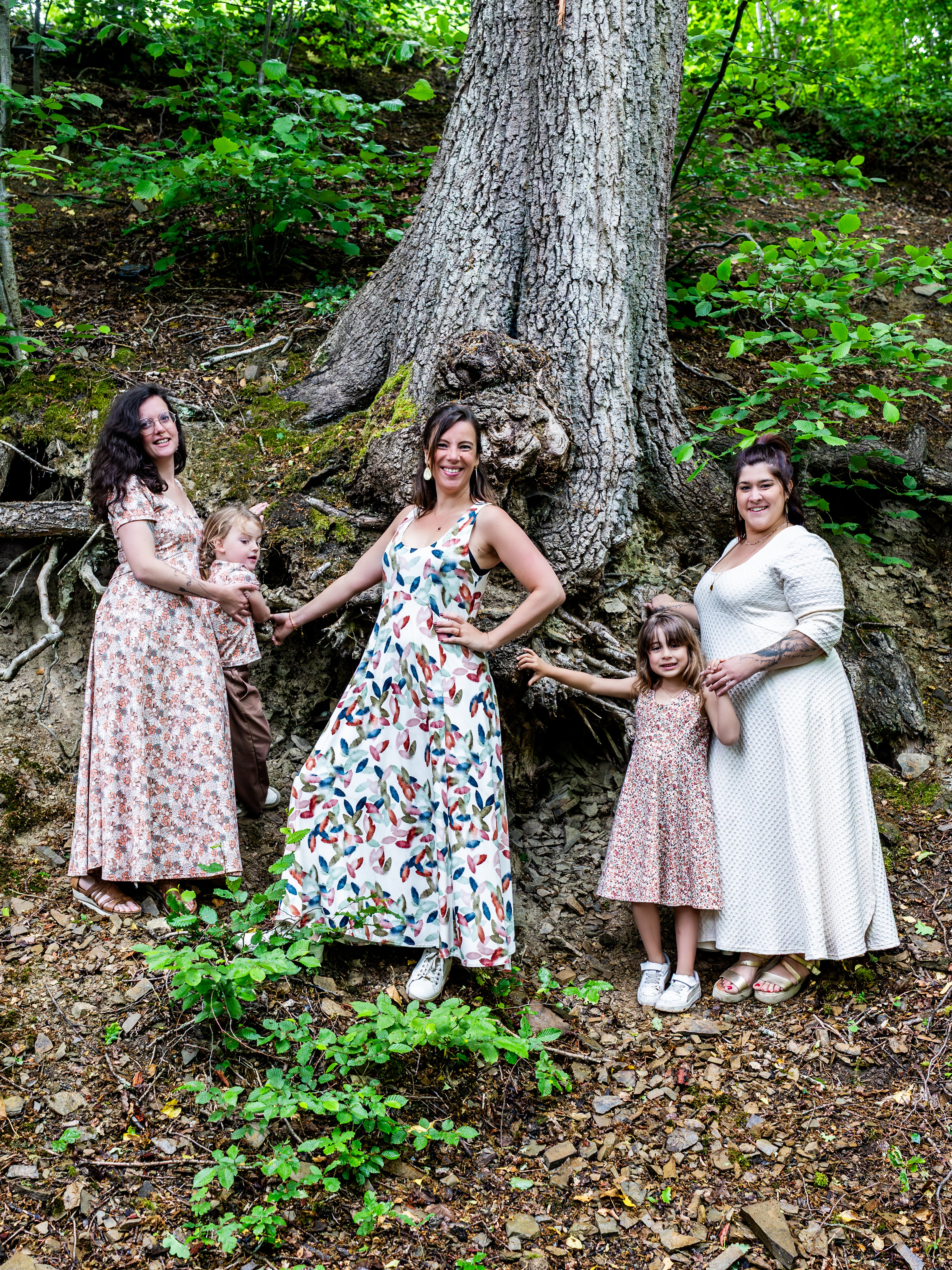 NECTARINE : la robe fendue - PACK FAMILLE