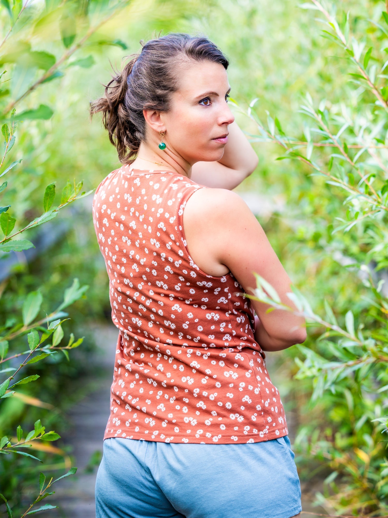 ANANAS FEMME - le débardeur super facile à coudre et compatible baby bump