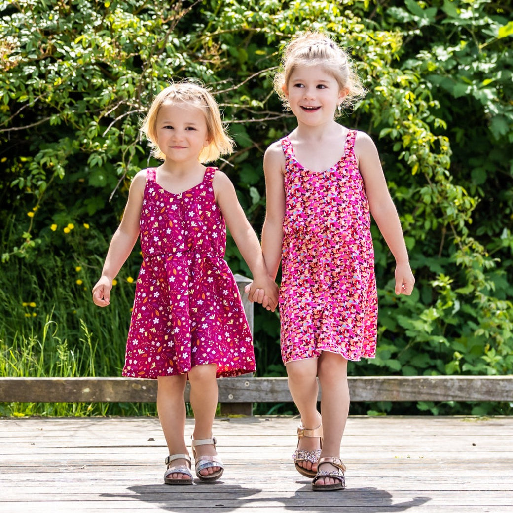 Robe Fille Clé Cuivre - Taille S (6 Ans), Sans Manches, Imprimé Paisley-floral, Neuve Avec étiquettes