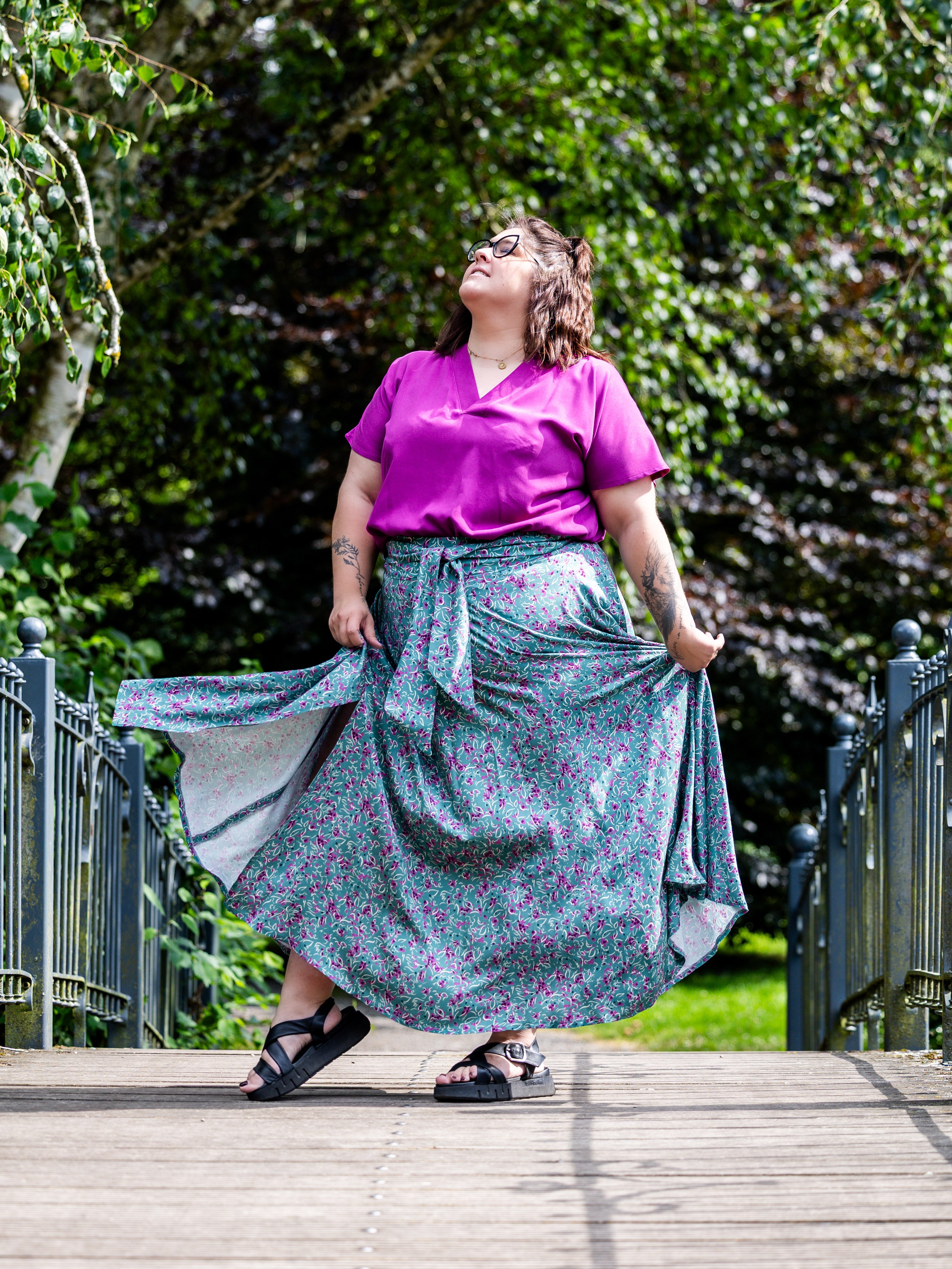 Twill de viscose exclusif KLAFOUTIS - Sakura