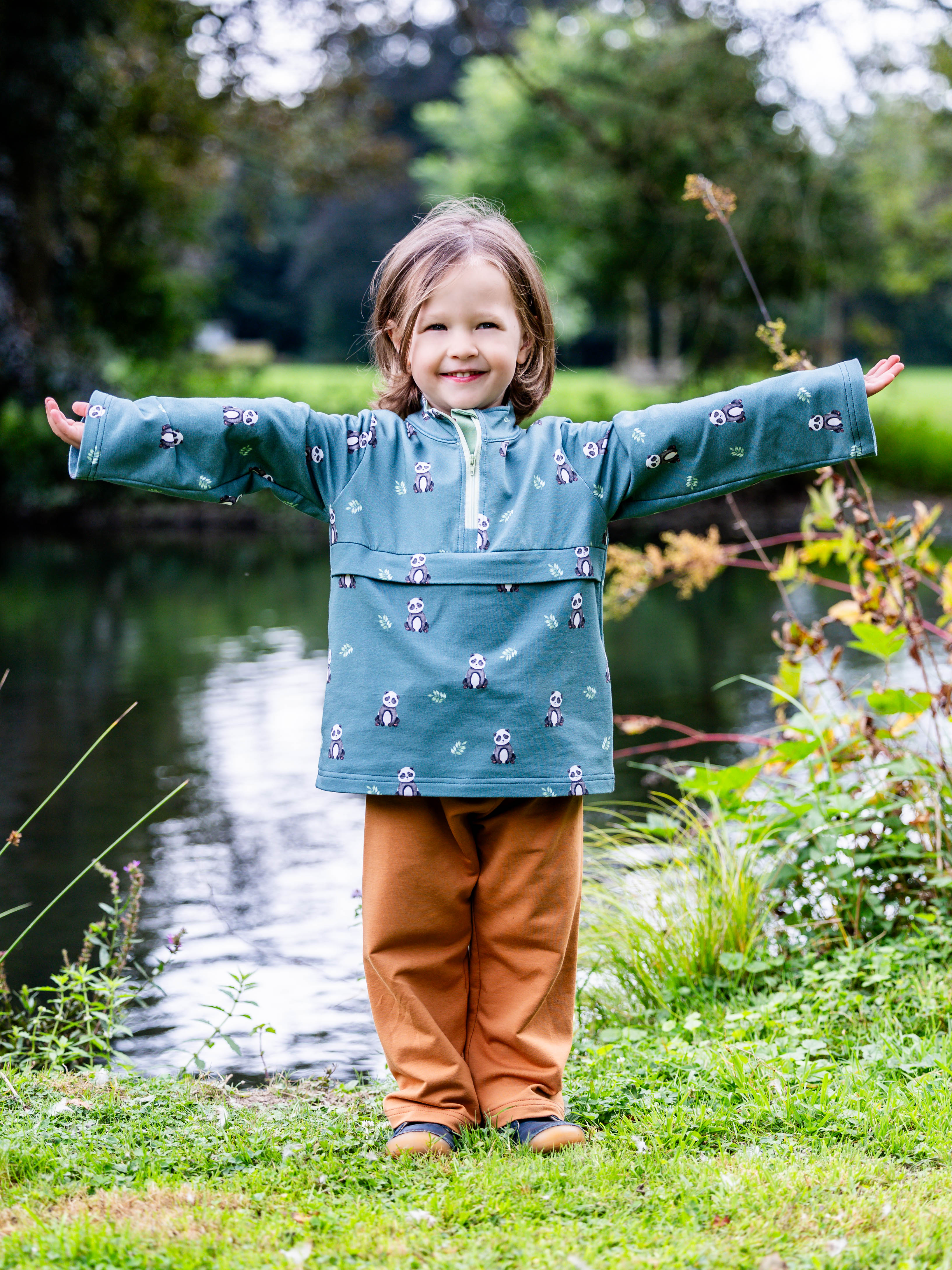QUETSCHE : Le coupe-vent à poche ventrale - ENFANT